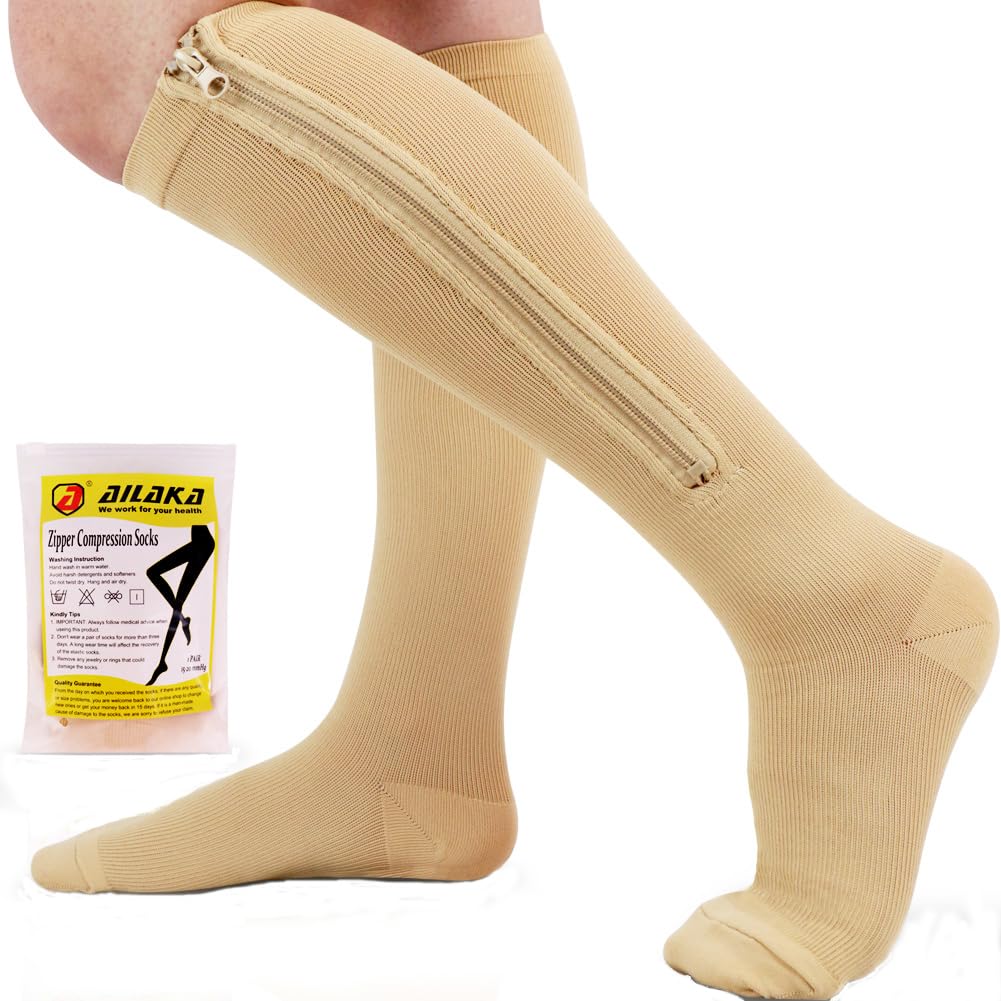 Medical Compression Stockings Women Men Varicose Veins Edema Travel Flight  Socks 