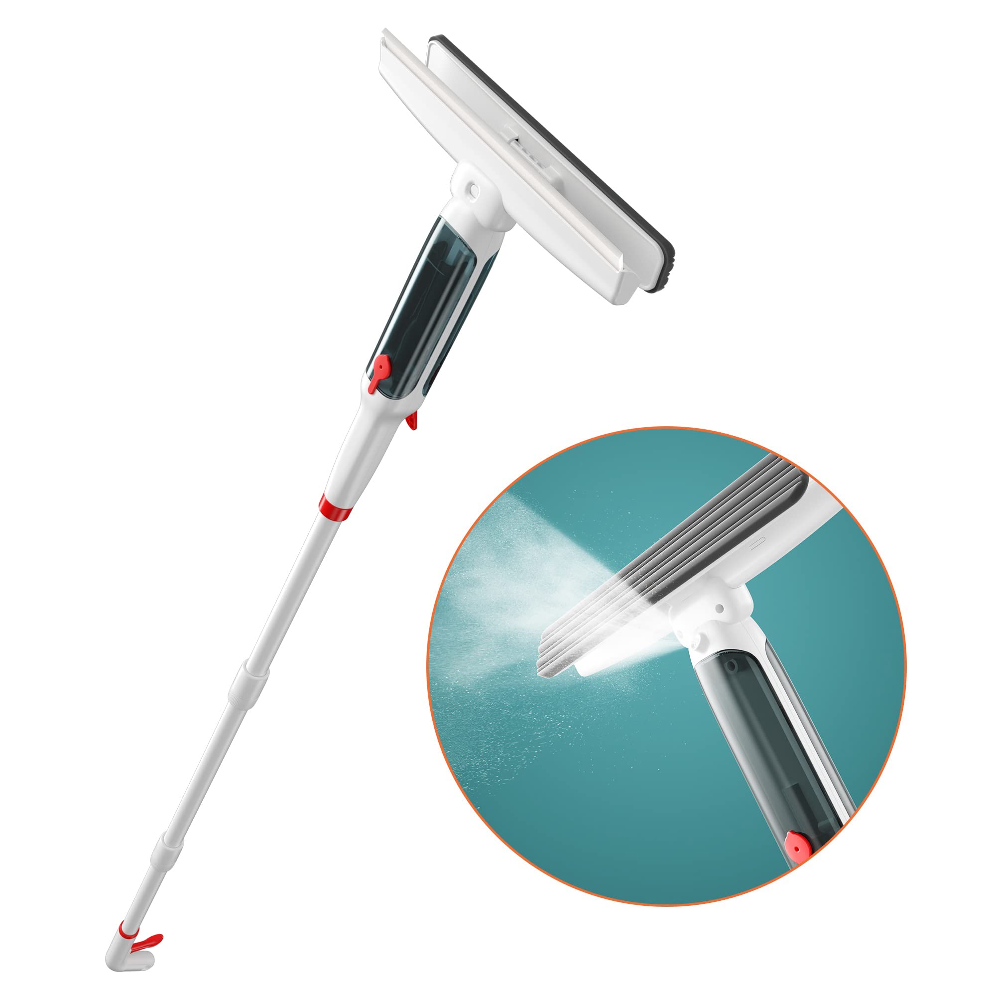 Shower Squeegee for Glass Door Shower Wall Scraper Cleaner With