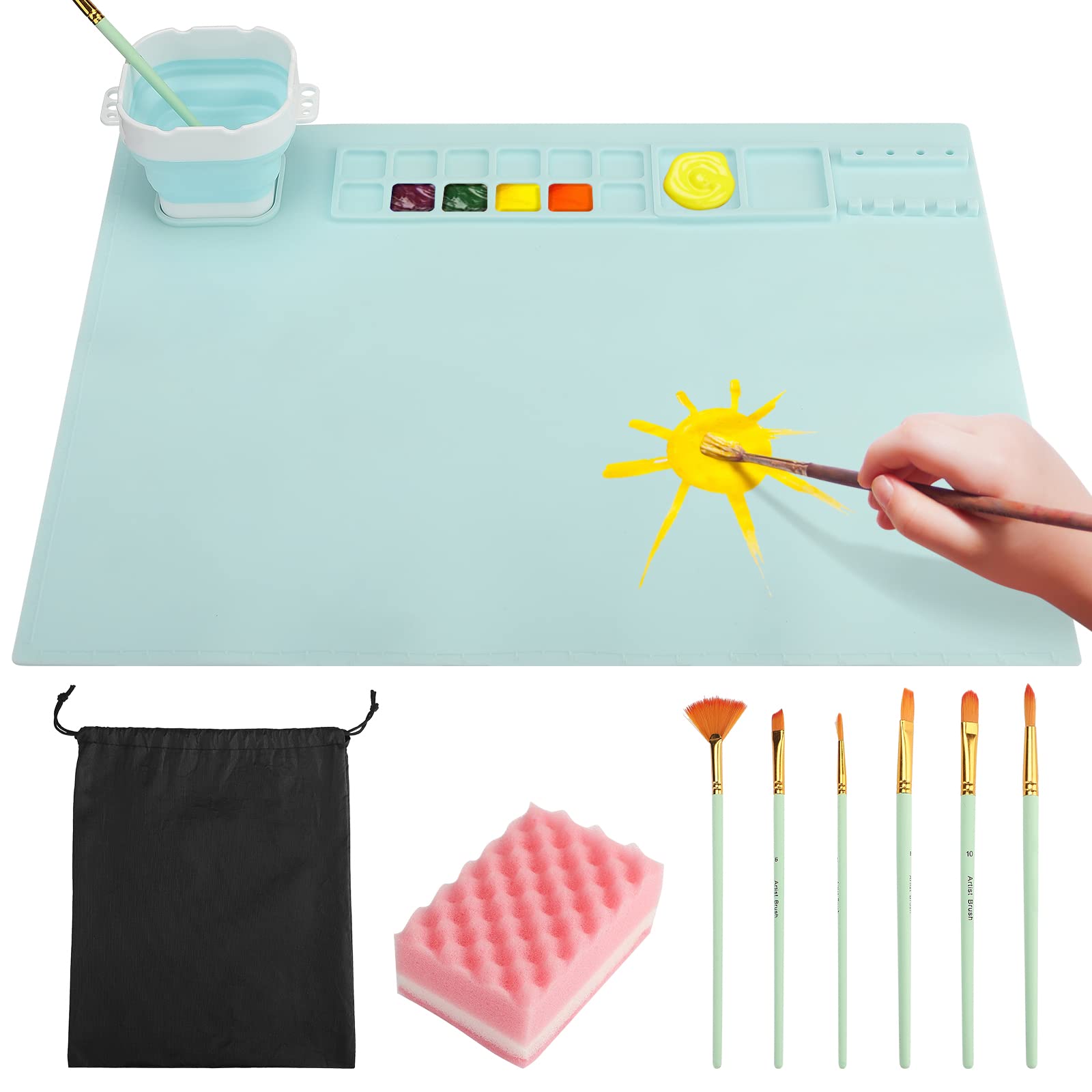 Atrusu Silicone Craft Mat Silicone Mats for Crafts 20X16 Inch