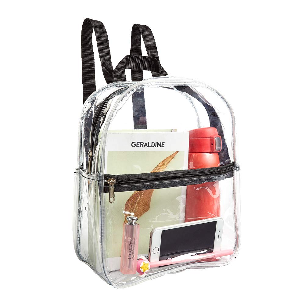Stadium Approved Clear Mini Backpack, Heavy Duty Cold-Resistant