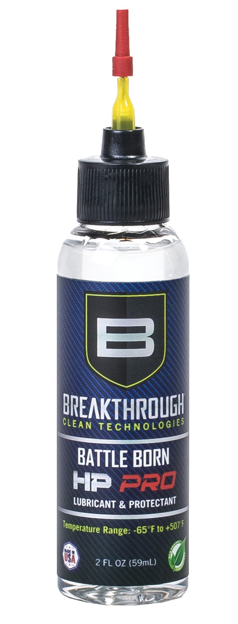 Breakthrough® Clean Technologies Battle Born HP Pro Lubricant & Protectant,  2oz Bottle w/ Needle Tip Applicator, Clear