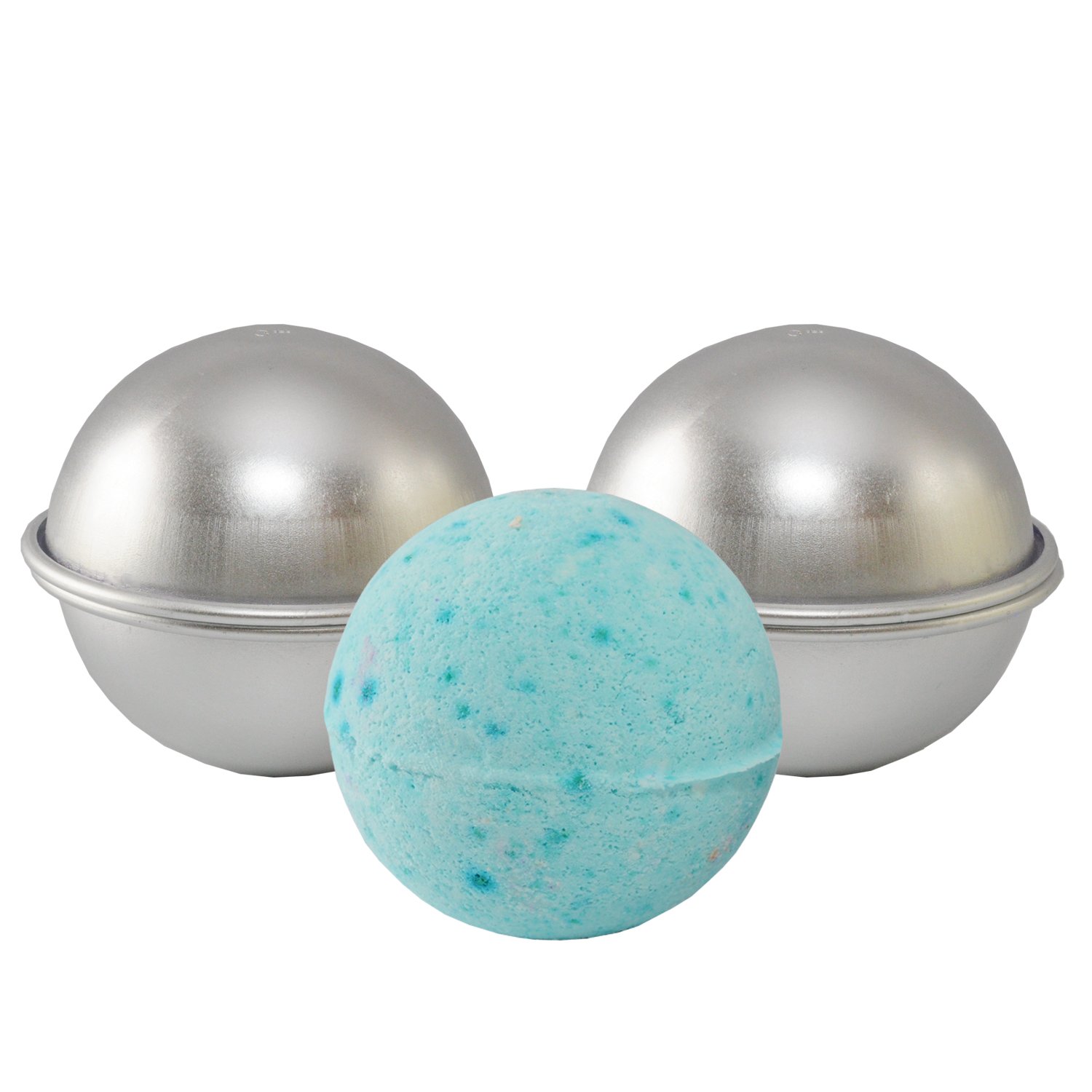 CLAMSHELL Bath Bomb & Baking Mold Set, Large (4) and Small ( 2 1/4