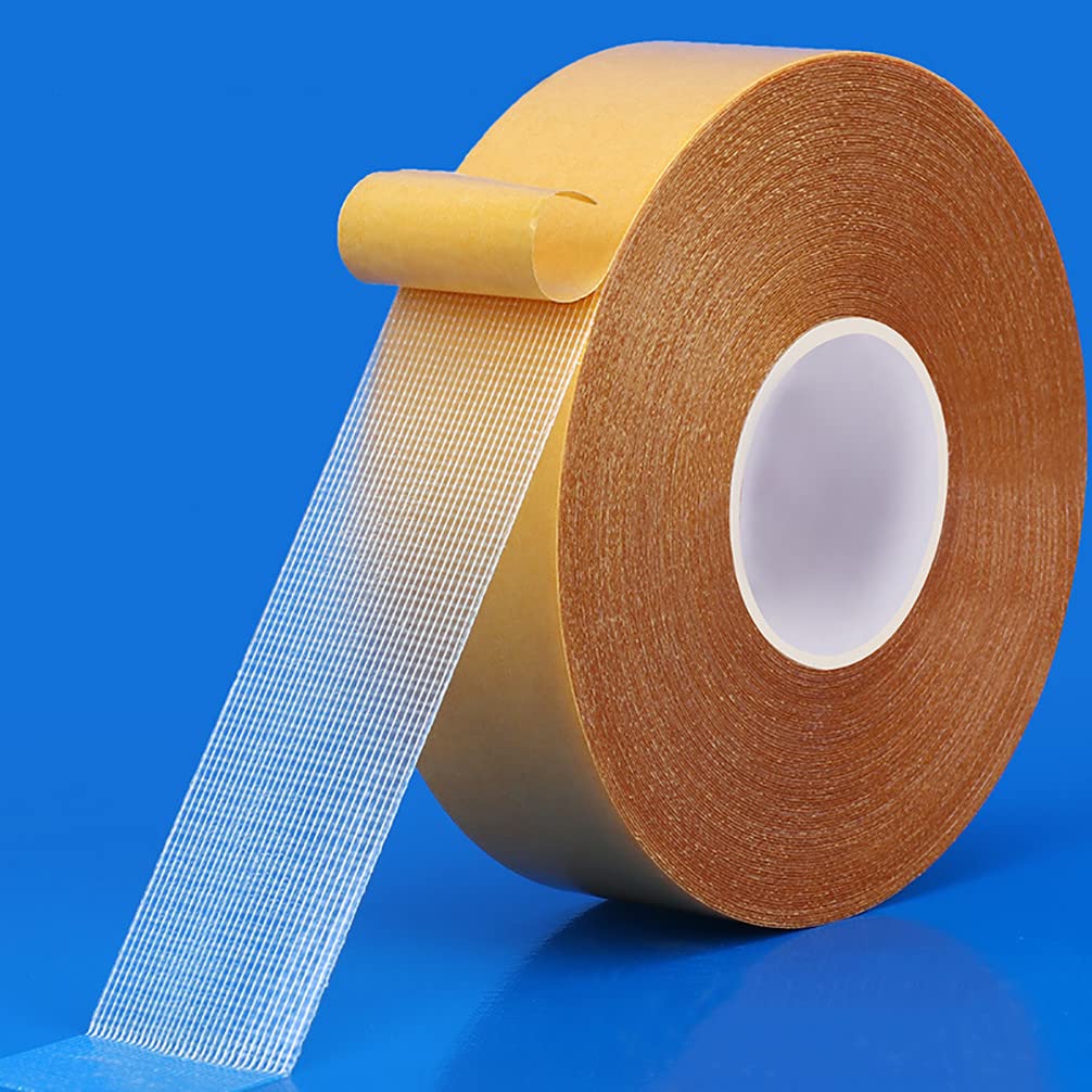 Tuocalo Double-Sided Fabric Tape Heavy Duty 1.18inx66FT(20m) Super
