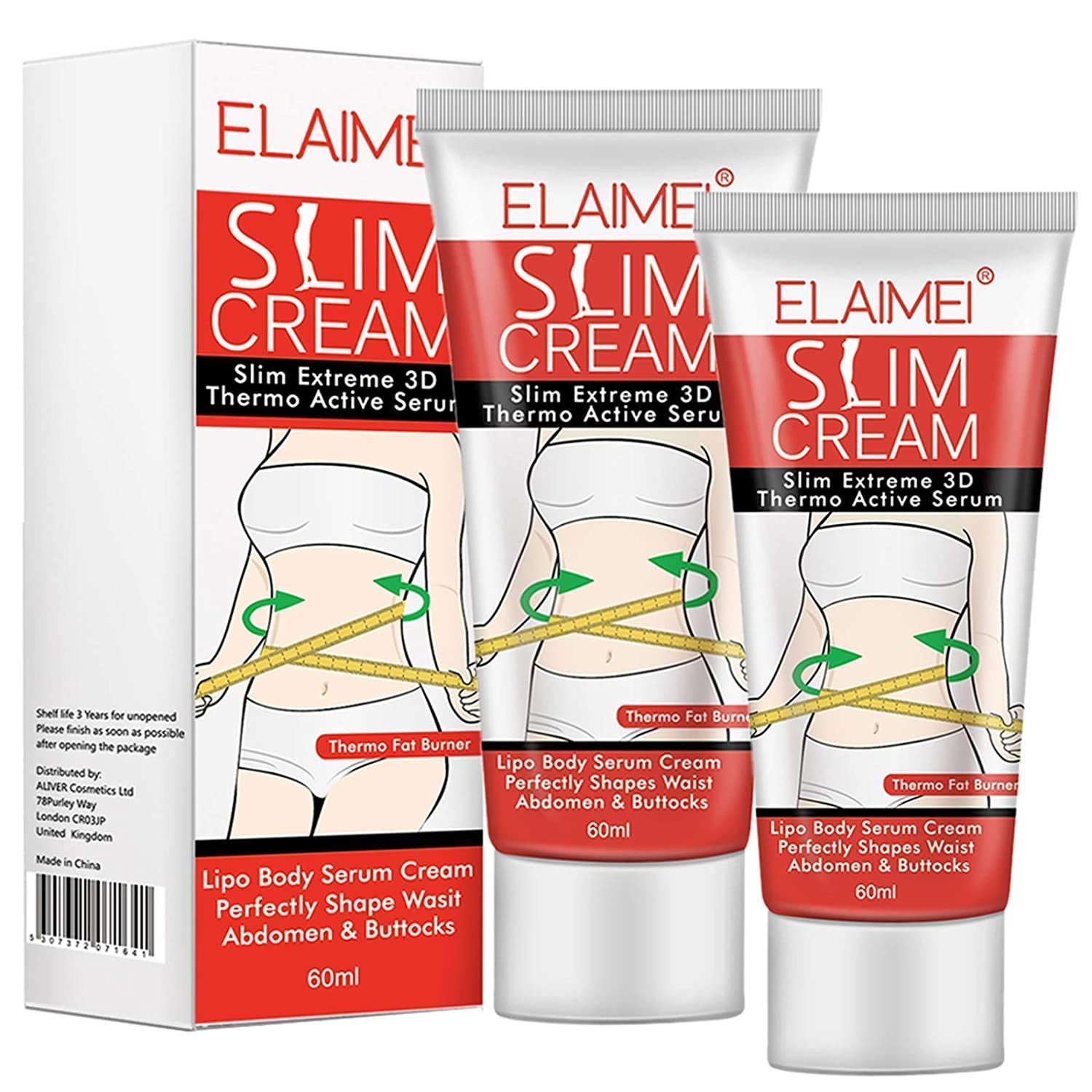 Fat Slimming Anti-Cellulite Sweat & Weight Cream Burn Burner Korean Gadgets