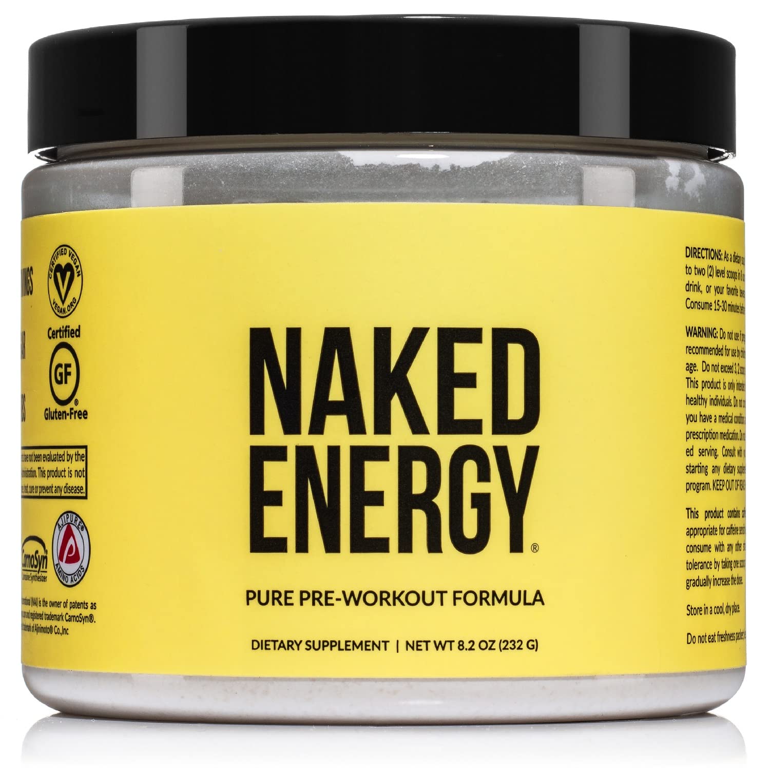  NAKED nutrition Naked Energy - Pure Pre Workout Powder