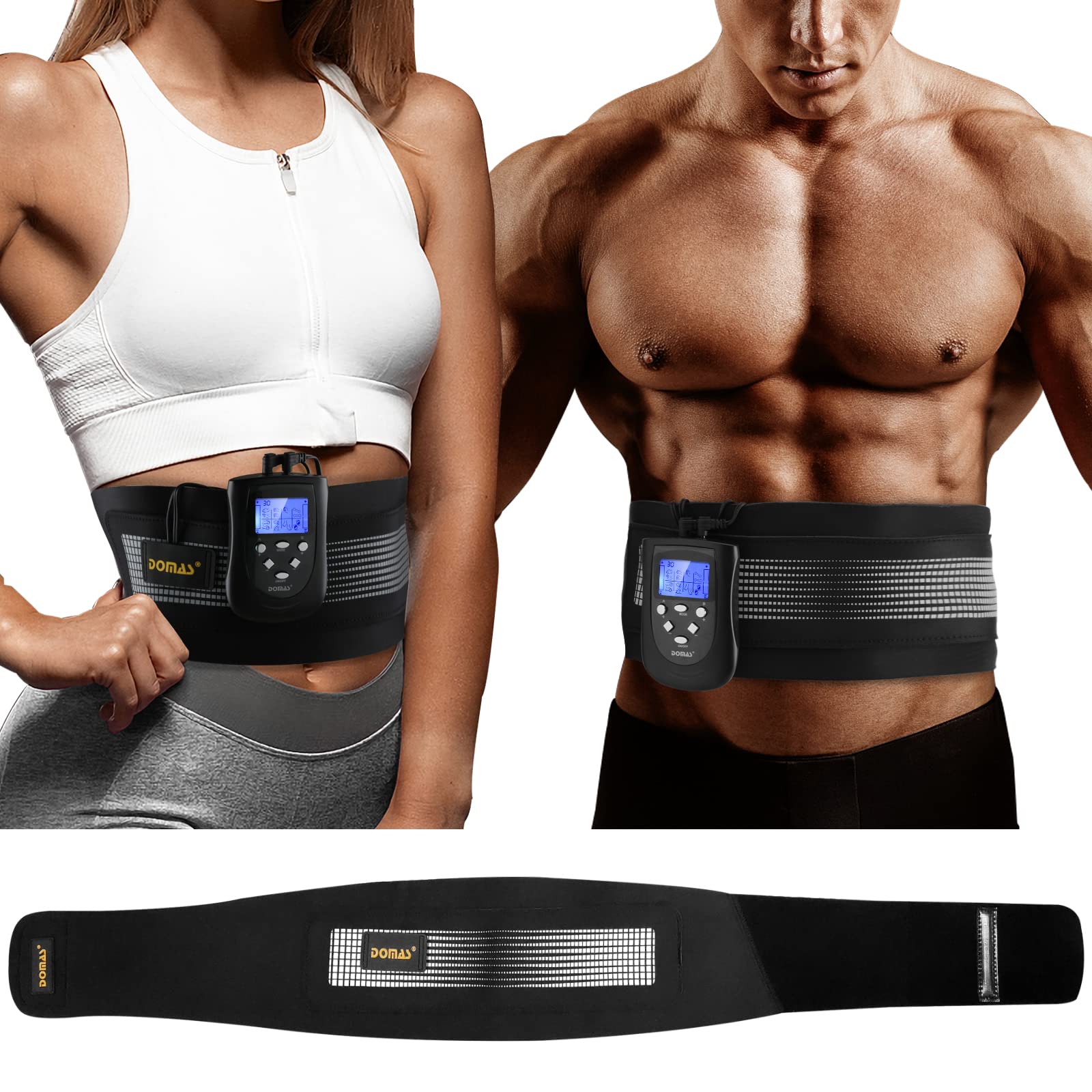 EMS Abdominal Muscle Toning Trainer ABS Stimulator Toner Fitness Belly  Shaper