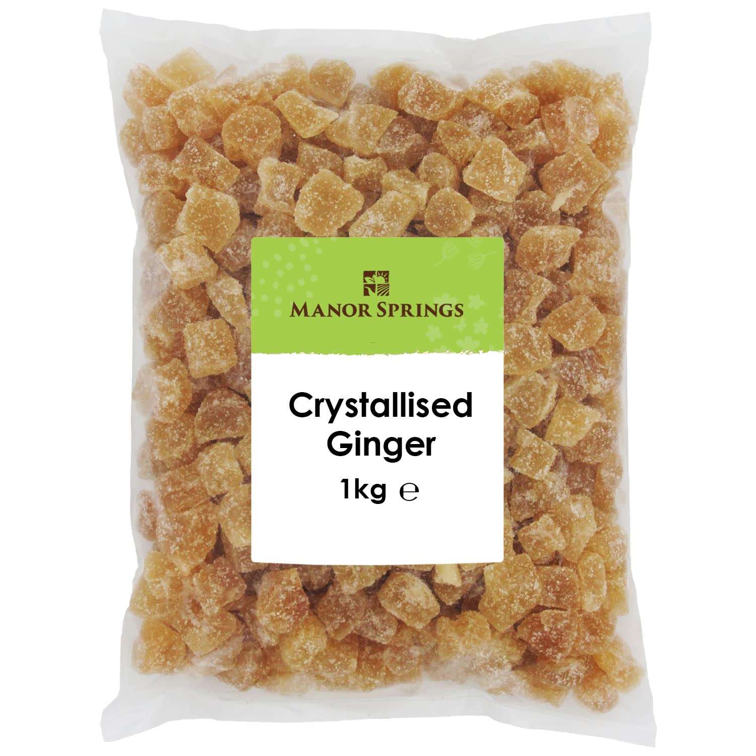 Crystallised Ginger 1kg by Manor Springs