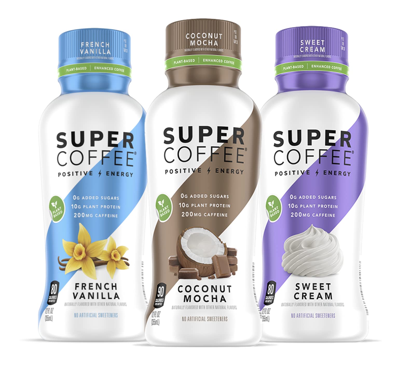 Super Coffee Iced Keto Coffee (0g Added Sugar 10g Plant Based Pea ...