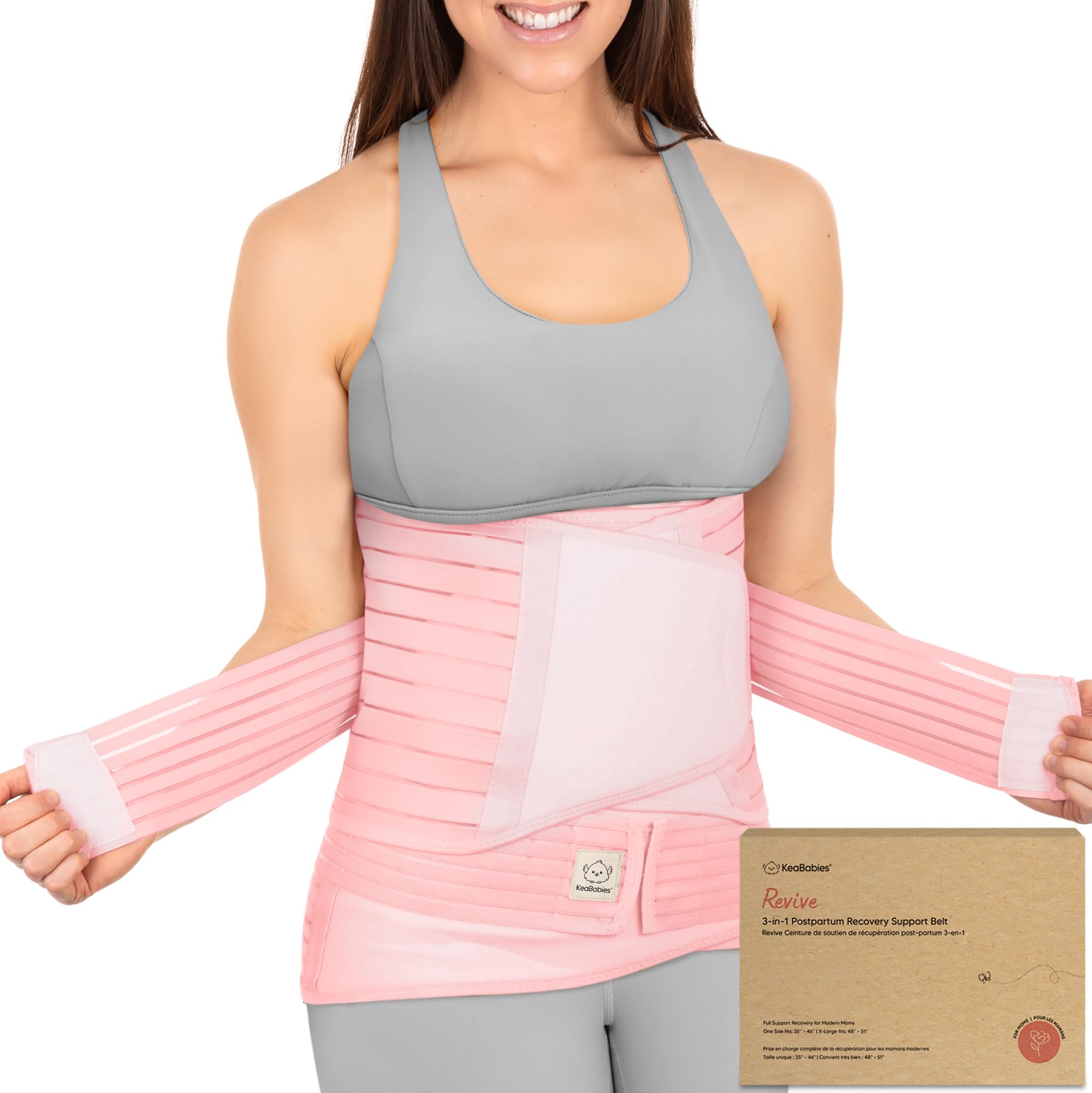  3 in 1 Postpartum Belly Support Recovery Wrap – Postpartum  Belly Band, After Birth Brace, Slimming Girdles, Body Shaper Waist Shapewear,Post  Surgery Pregnancy Belly Support Band (Blush Pink, M/L) : Clothing