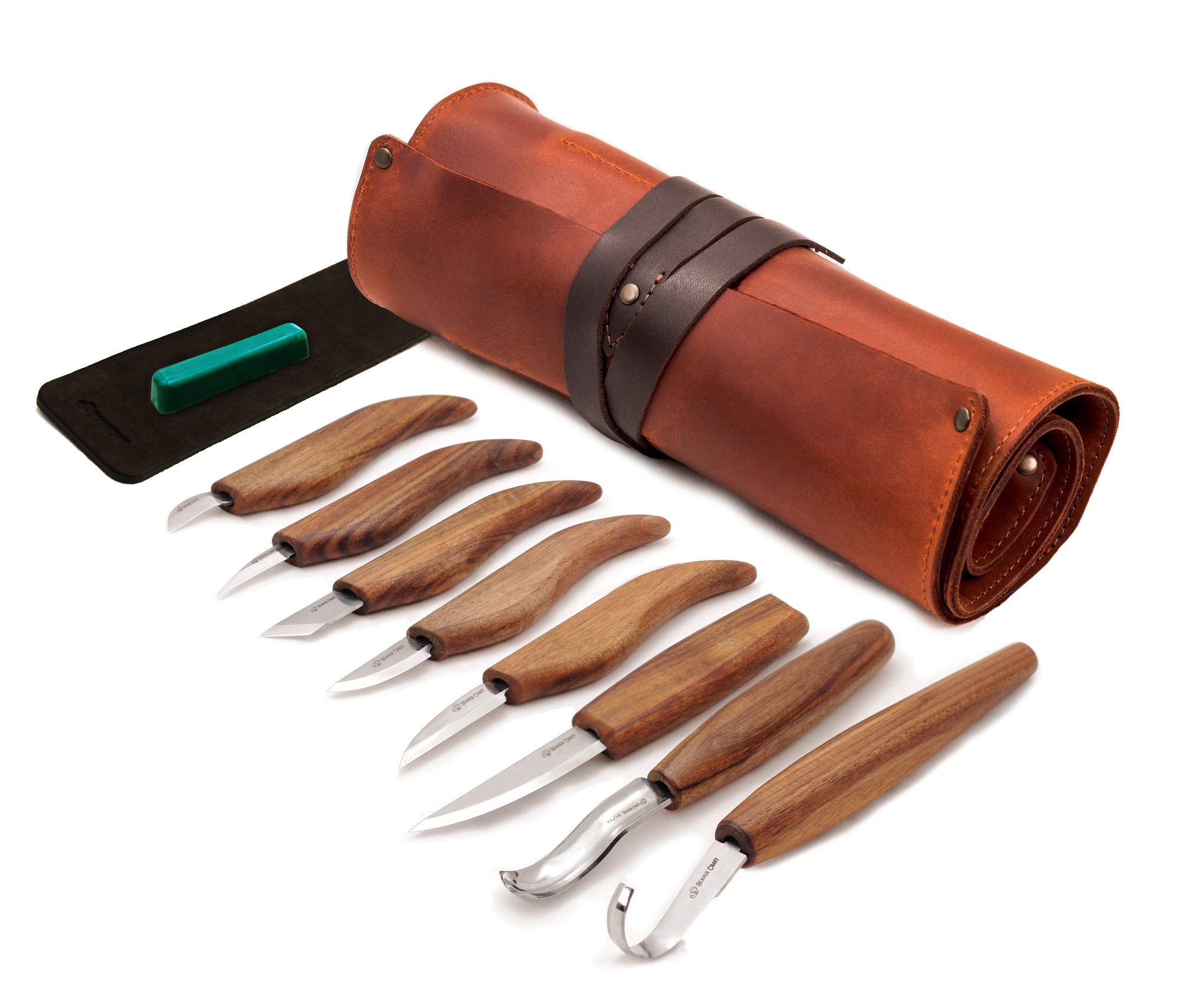 Beavercraft S15 Whittling Wood Carving Kit, Wood Carving Tools Set, Chip  Carving Knife Kit, Whittling Knife Set Whittling Tools Wood Carving Wood  for Beginners 