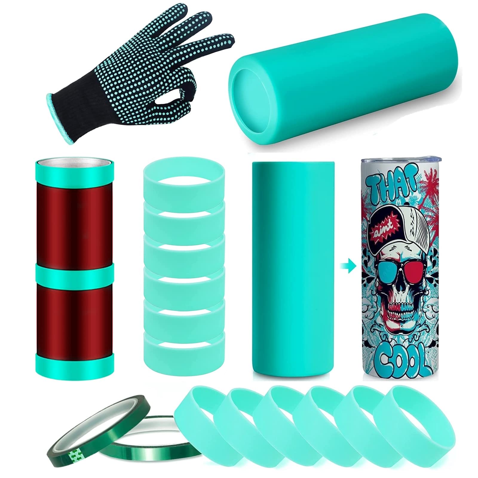 Silicone Bands For Sublimation Tumbler Sublimation Silicone - Temu