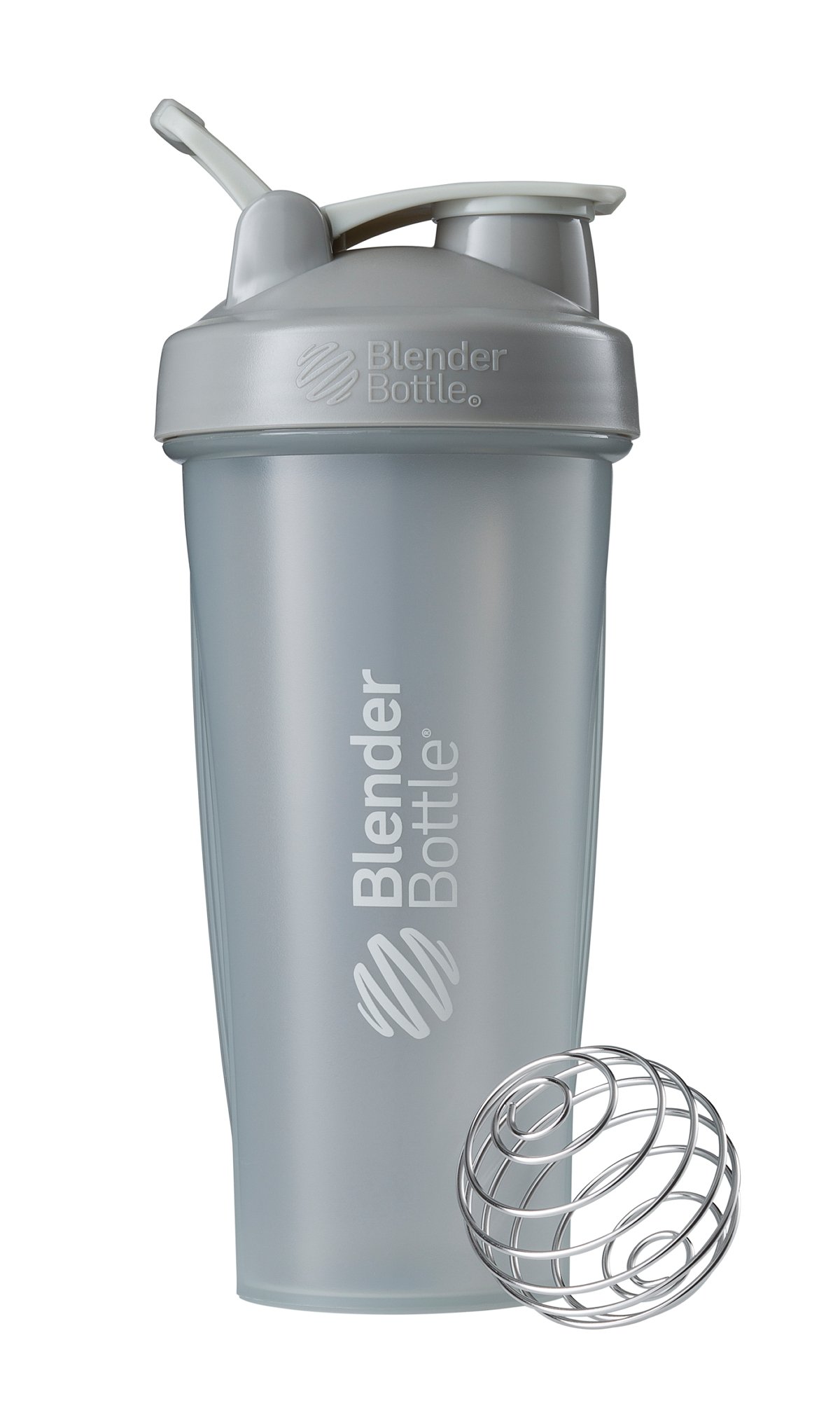 BlenderBottle Shaker Bottle Pro Series Perfect for Protein Shakes and Pre  Workout, 32-Ounce, Pebble Grey