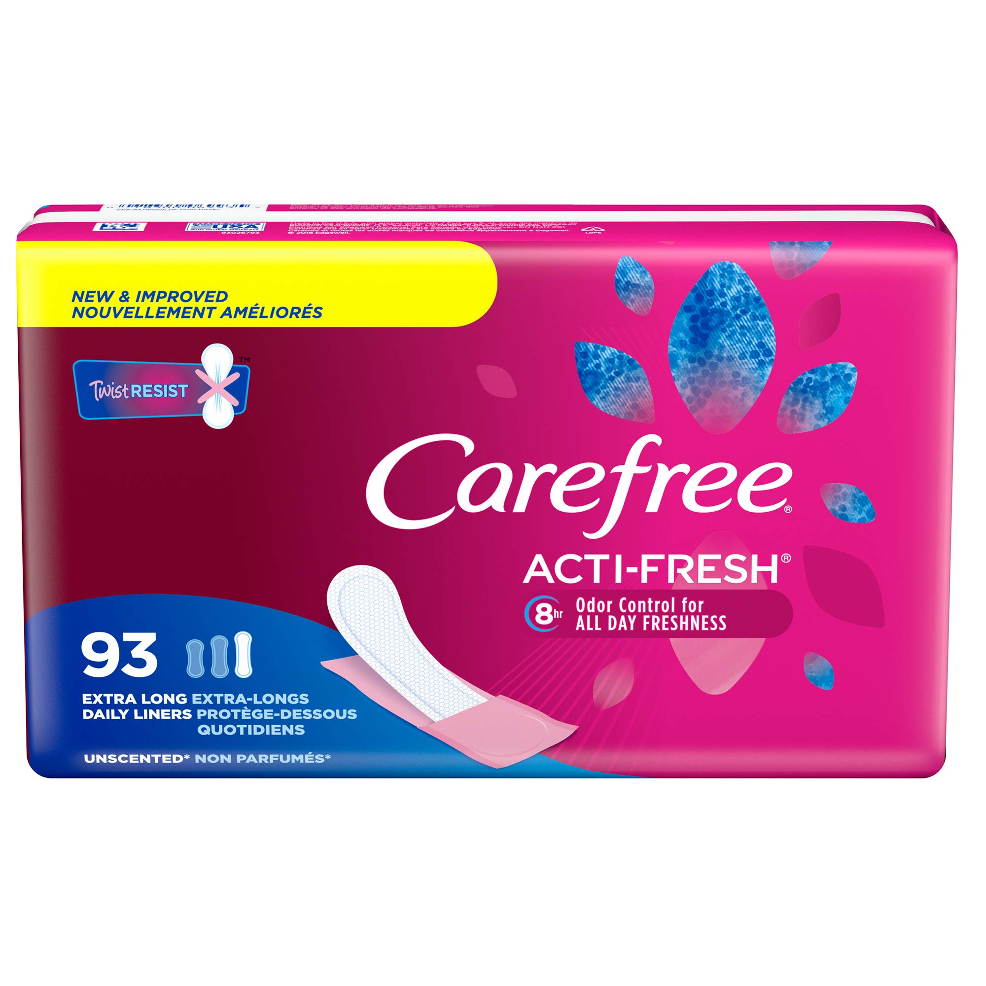 Carefree Acti-Fresh Panty Liners - Thin - Shop Pads & Liners at H-E-B