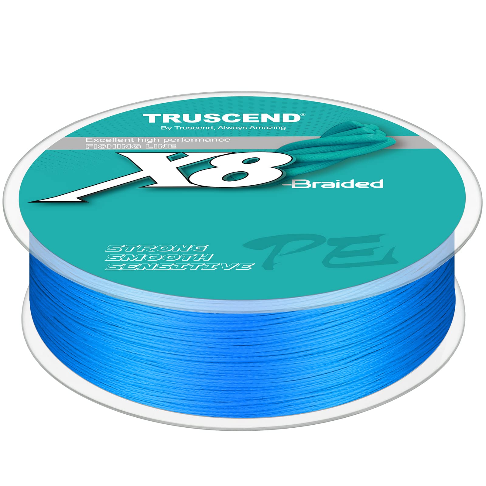 X8 Pro Grade Tournament Braided Fishing Line, Ultra Thin & More Power,  Sensitive, Precise Cast, Softer & Smoother, Abrasion Resistant, No Stretch,  Zero Memory, by Top World OEM Manufactory 