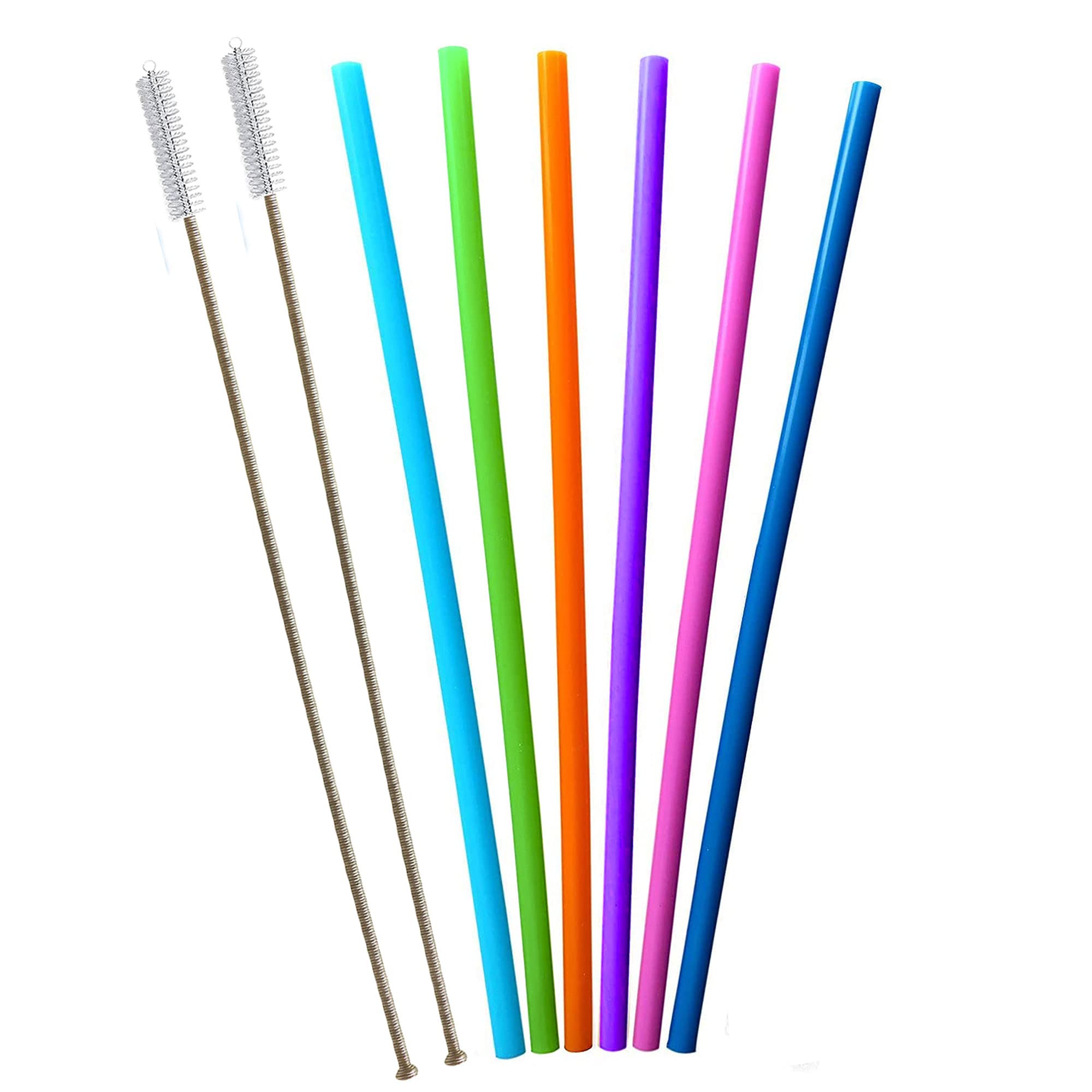 Thick Reusable Straws with Silicone Tip Tall Reusable Stainless Steel  Straws with Silicone Tips Paper Small 100pc Straw Dot Pound Beverage