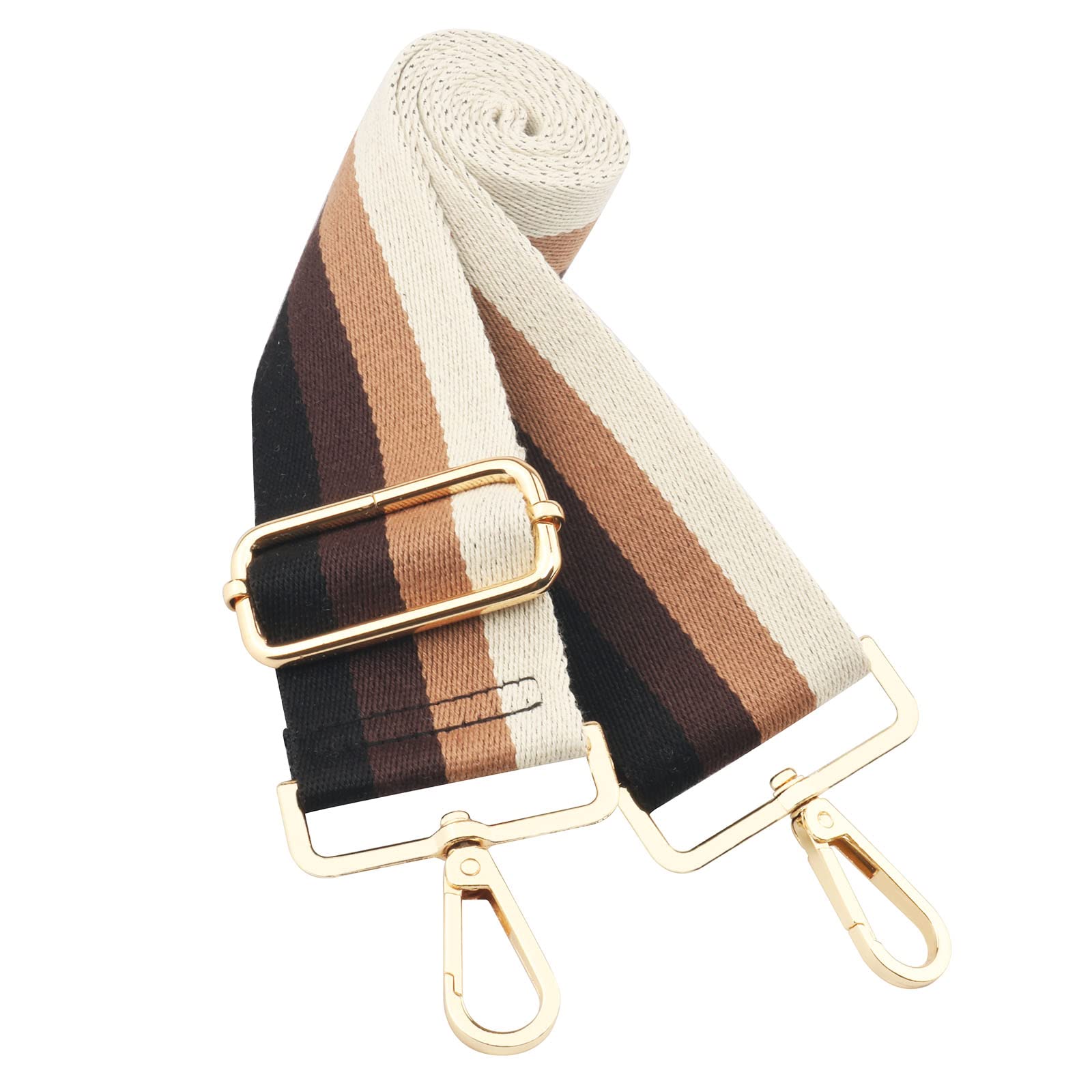 WEDDINGHELPER Wide Shoulder Strap, Adjustable Length Replacement Straps  Crossbody Handbag Purse Strap (Wide:1.97'') (Gold Buckle-Color4) Wide:1.97-gold  Buckle-color4 Medium