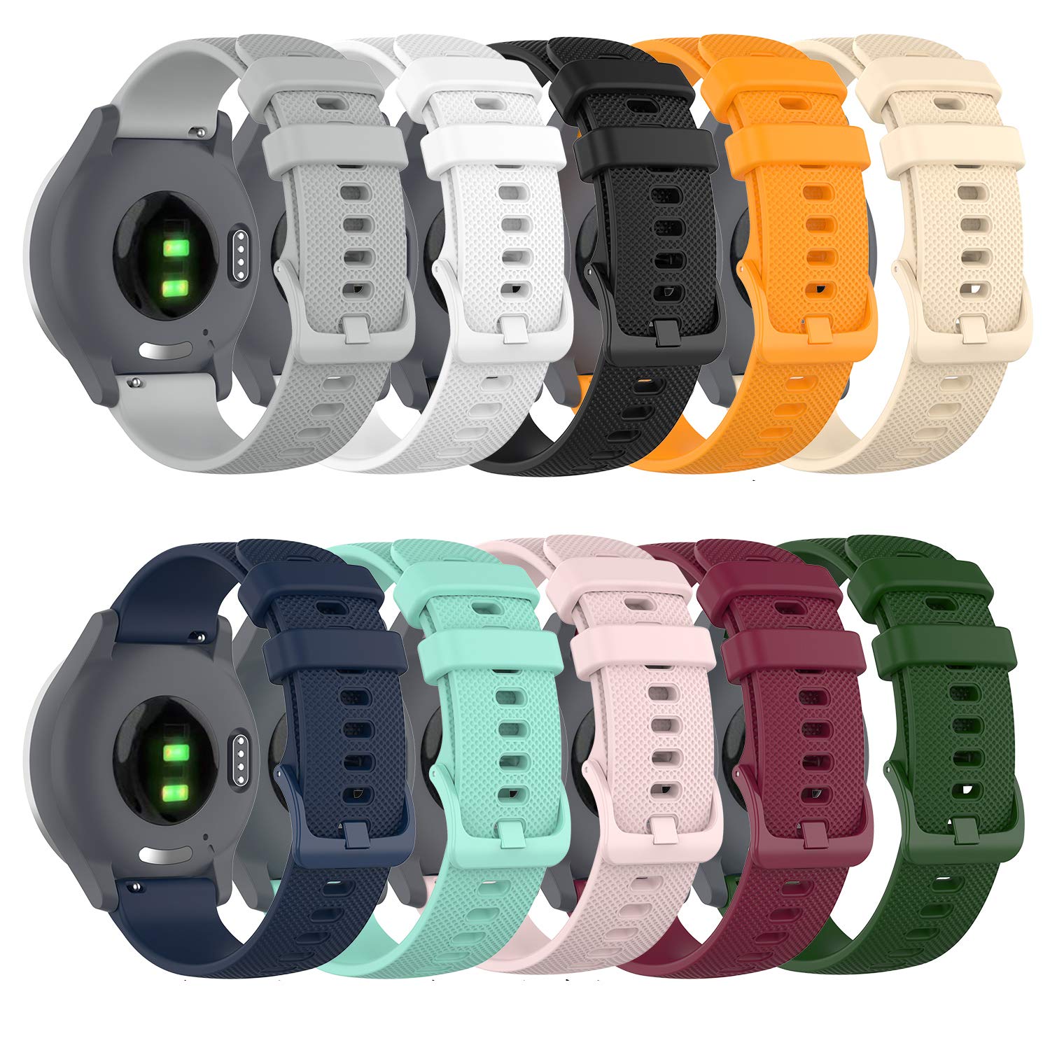 For Garmin Vivoactive 4 Strap Silicone Fitness Replacement Watch