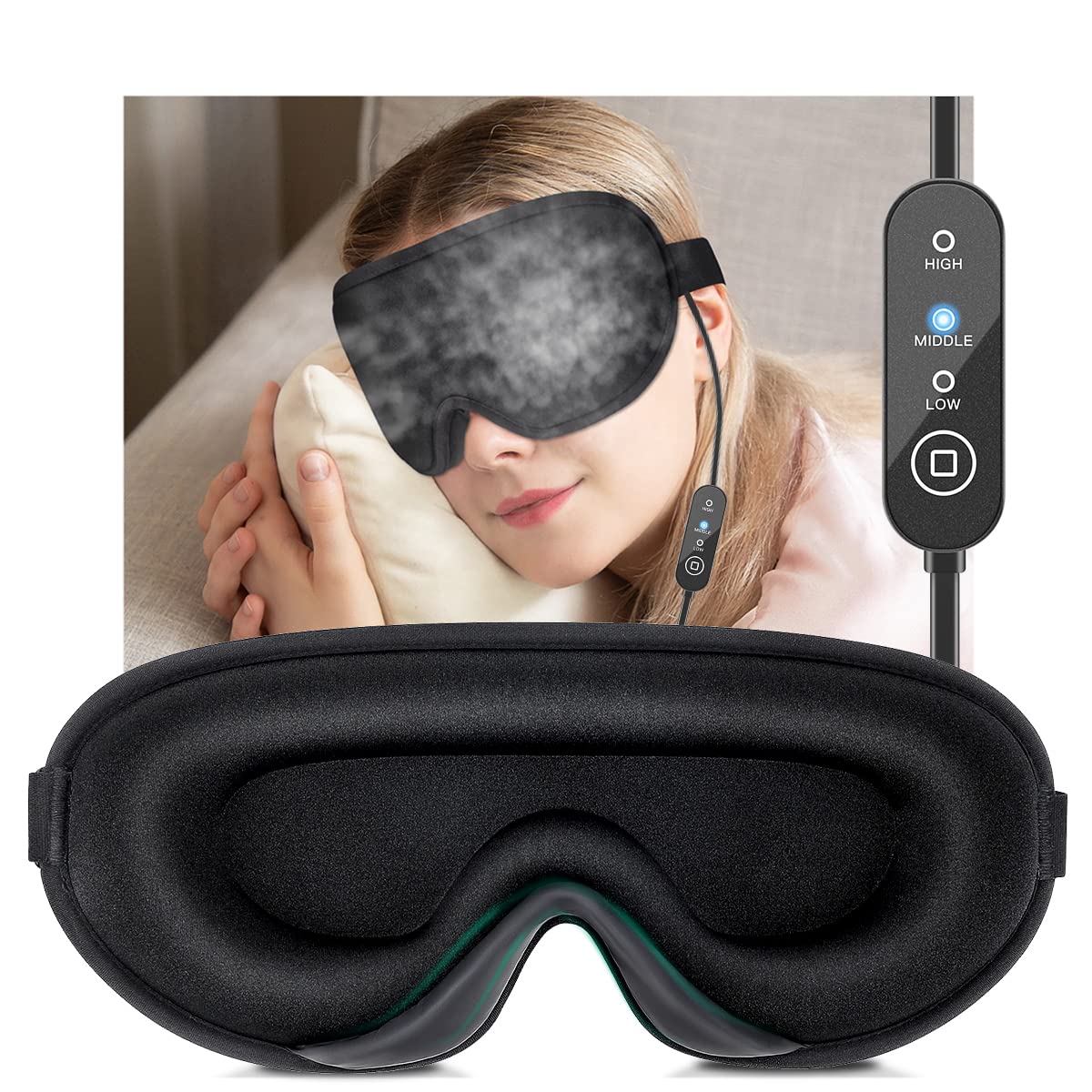 Heated eye mask deals electric