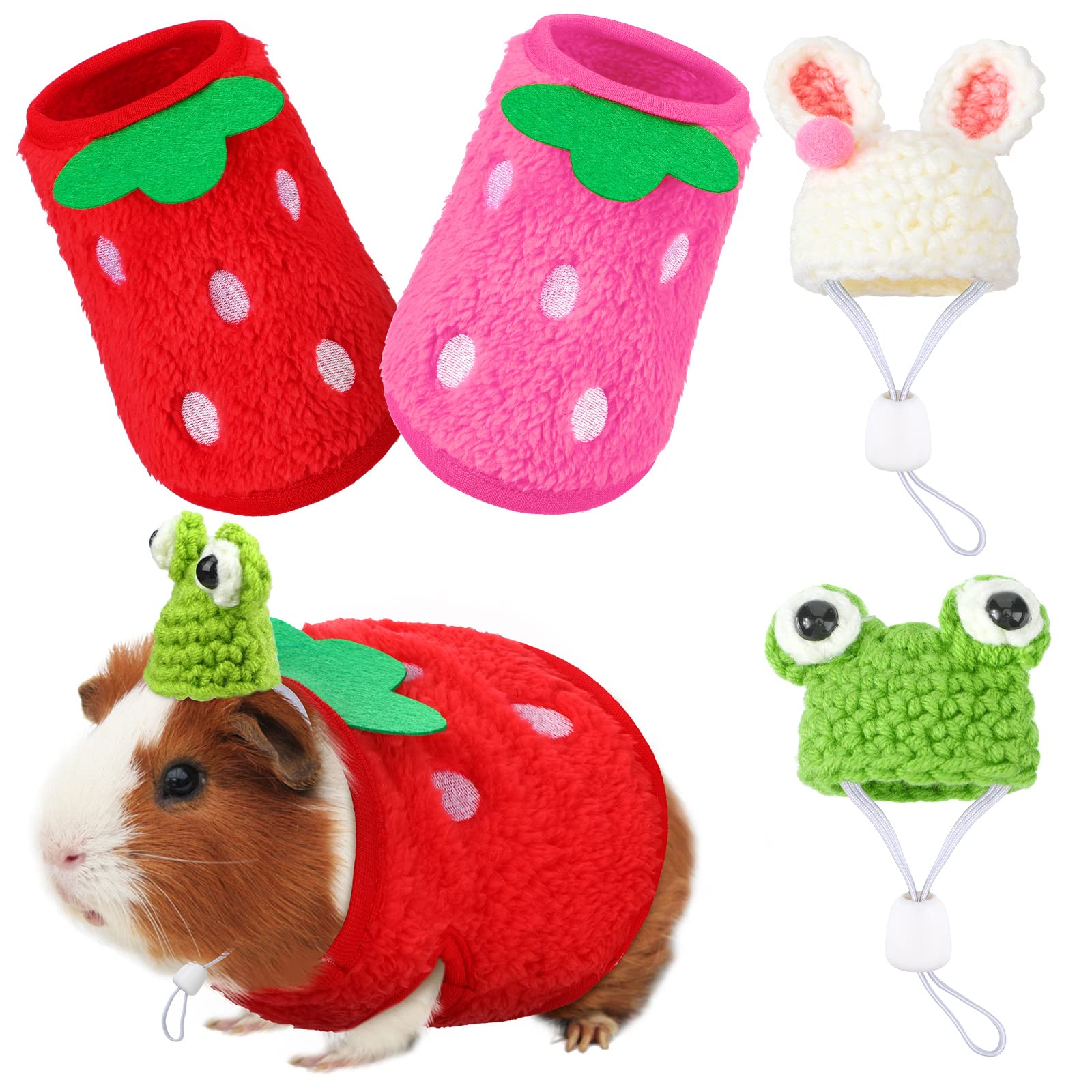 Pet Headgear Cute Hamster Hat Soft Hamster Halloween Accessories Guinea Pig  Cartoon Hat 