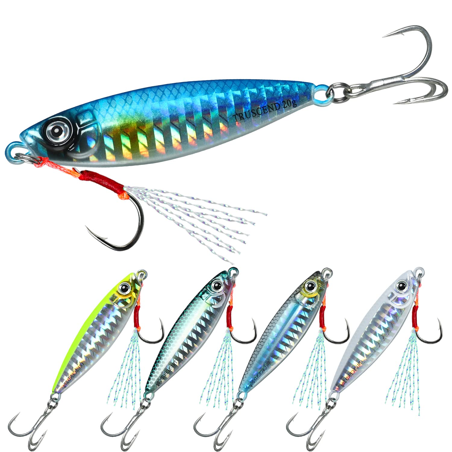 TRUSCEND Fishing Lures Diving Lip Design Suspending Jointed Crankbait with  BKK Hooks All-Purpose Trolling Glide Bait for Freshwater & Saltwater  Inshore Fishing Swimbaits for Bass Tout Walleye Crappie