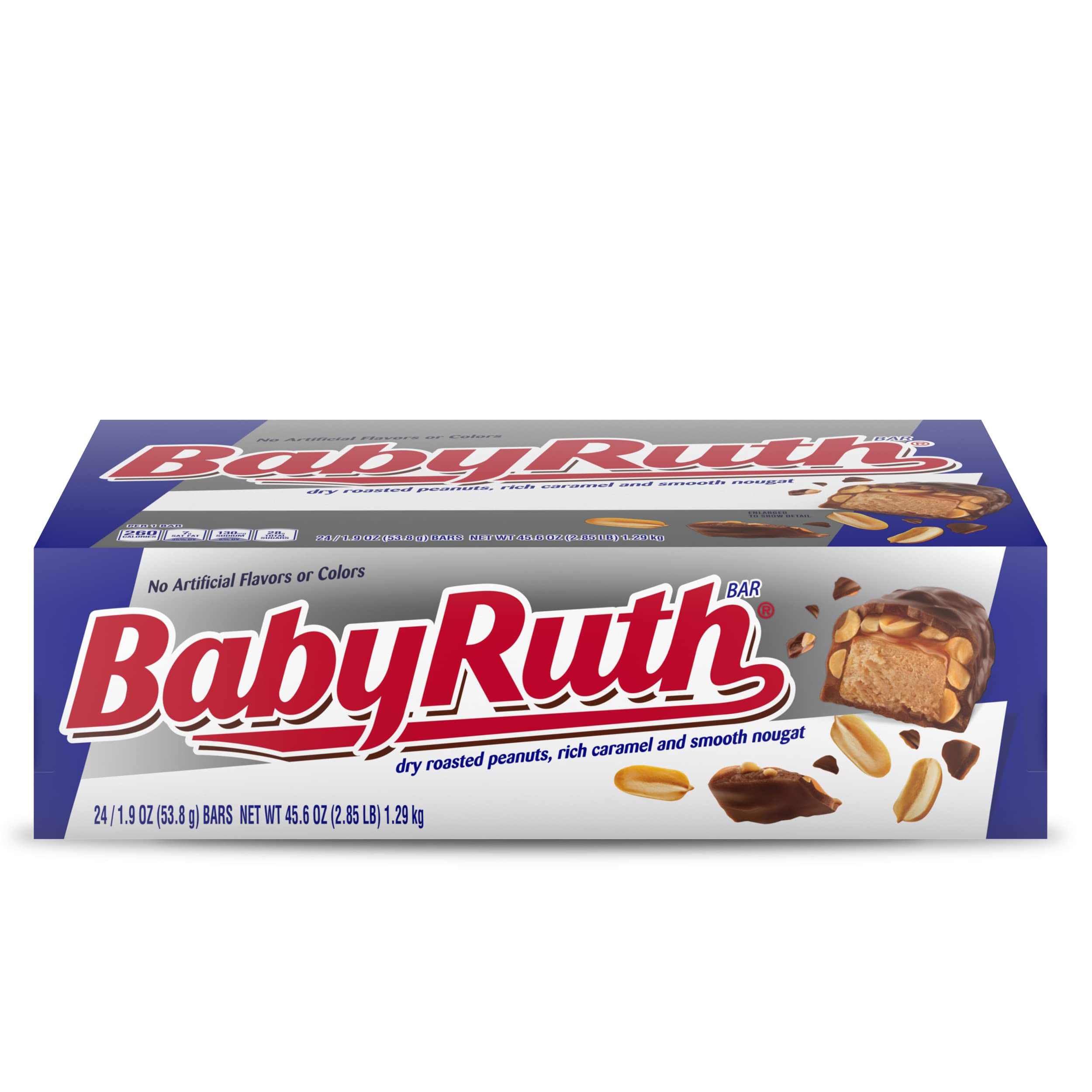 Baby Ruth Chocolatey, Peanut, Caramel and Nougat, Fun Size Candy Bars,  Easter Basket Stuffers, 19.8 oz - DroneUp Delivery