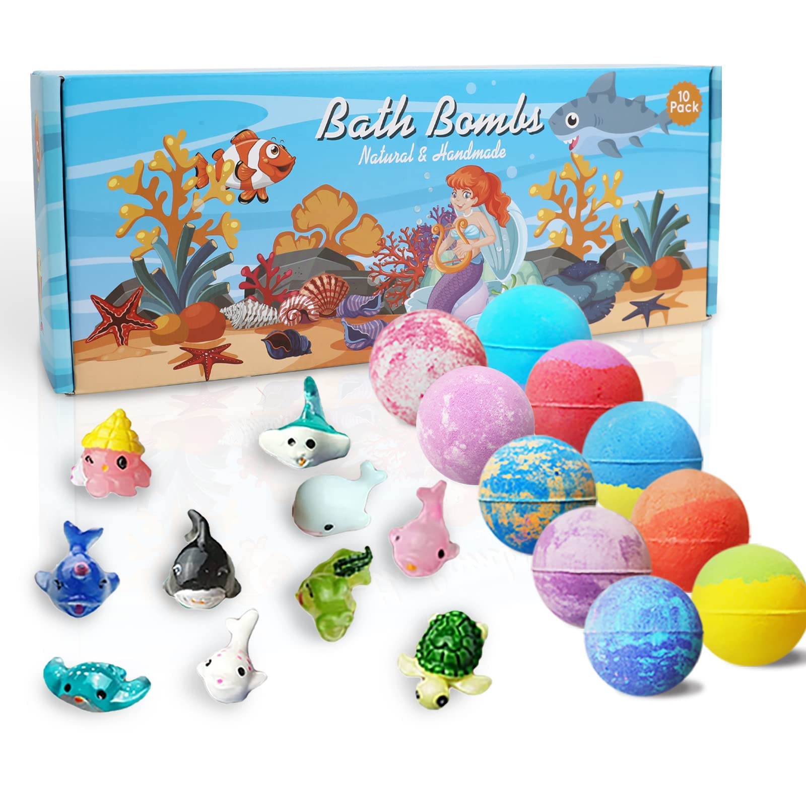 10 bath bombs