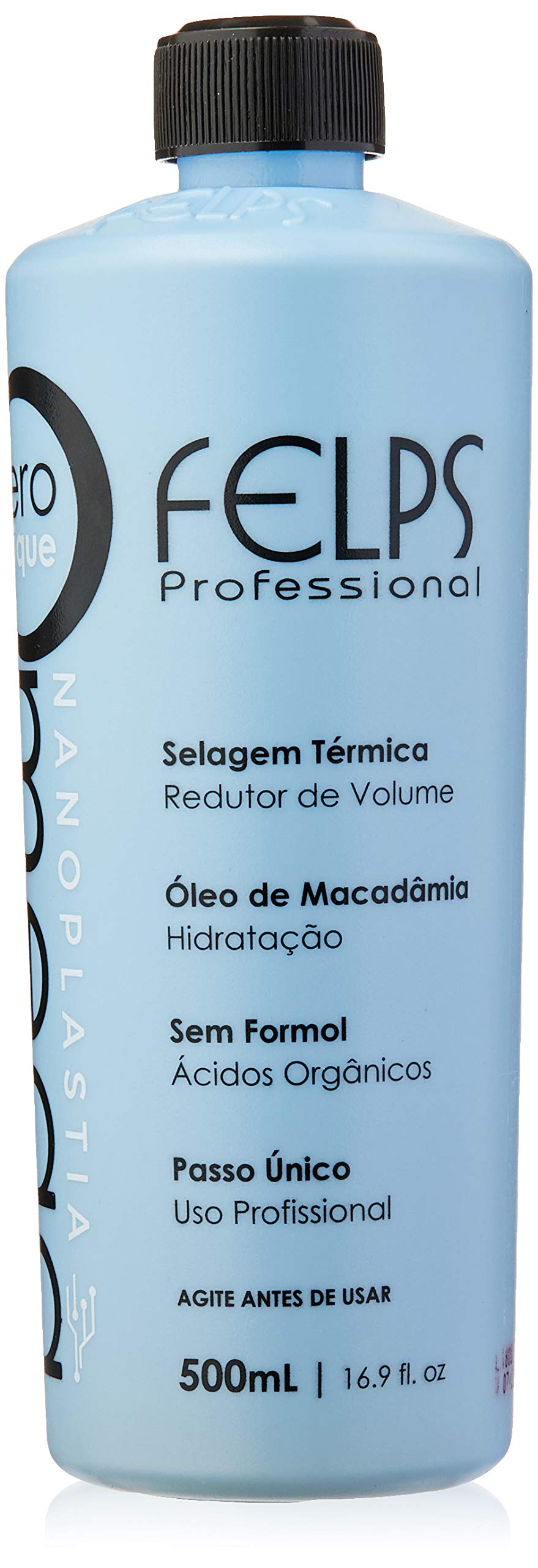 Felps Professional Omega - Thermal Sealing and Zero Unique Nanoplasty -  Straightening & Smoothing Hair Treatment - Amino & Tenino Acids - For All  Hair