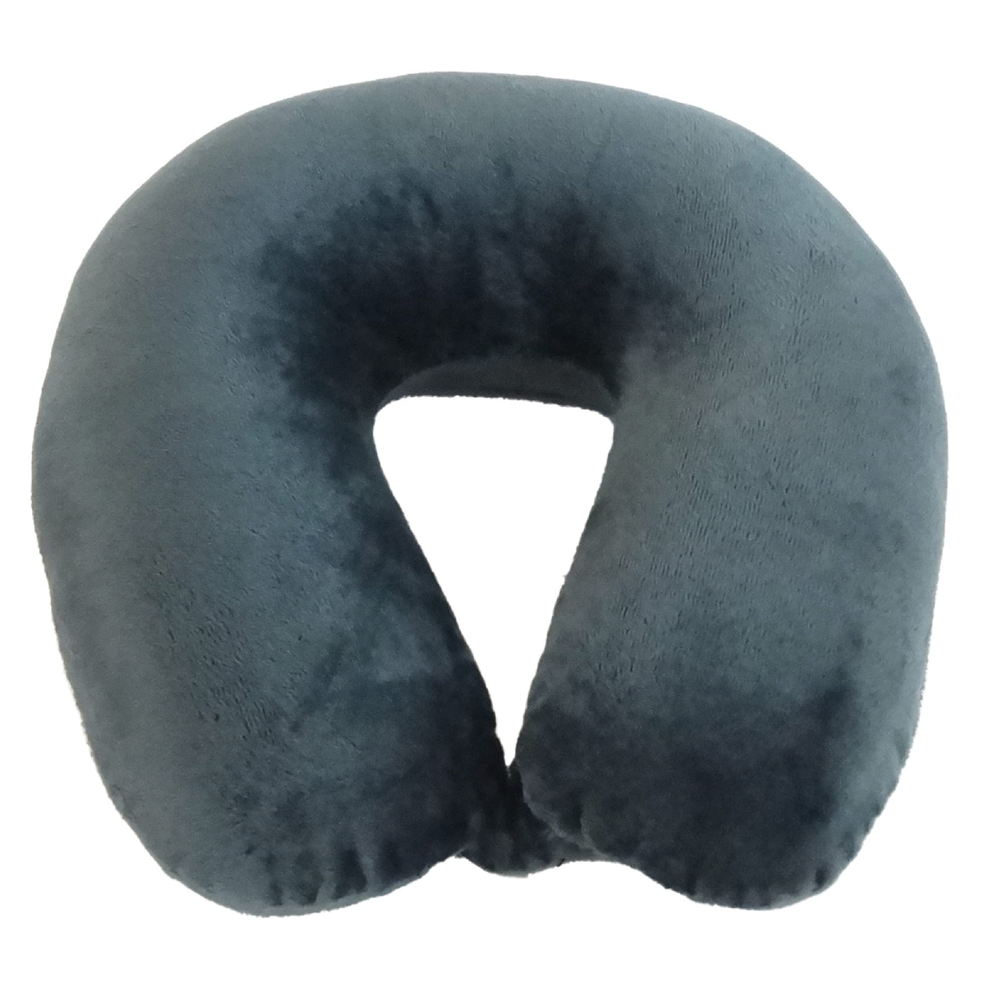 Soft Microfiber Travel Neck Pillow - Dark Blue