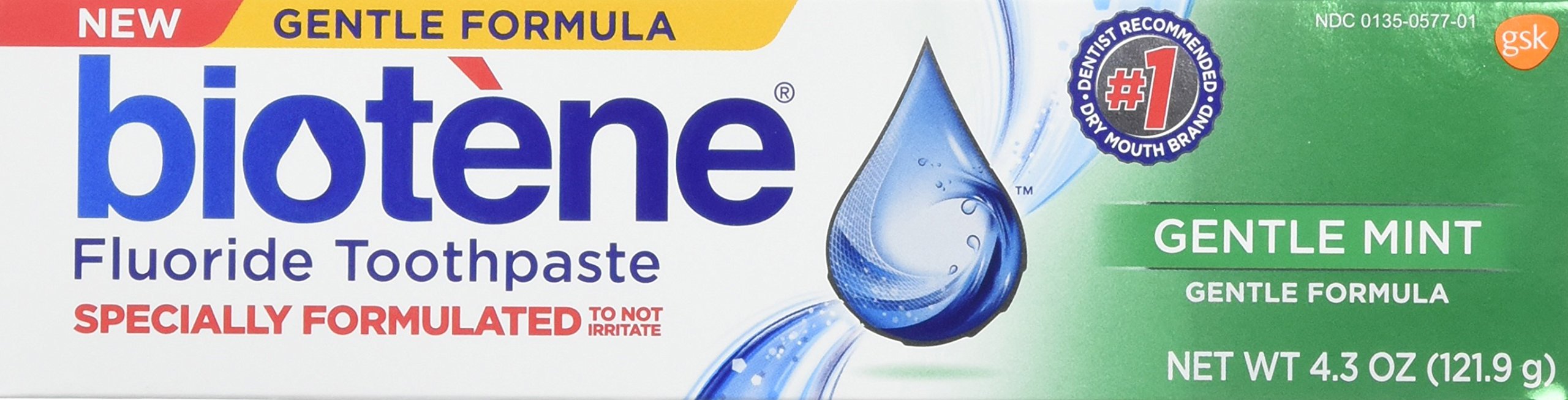 Biotène Gentle Mint Fluoride Toothpaste