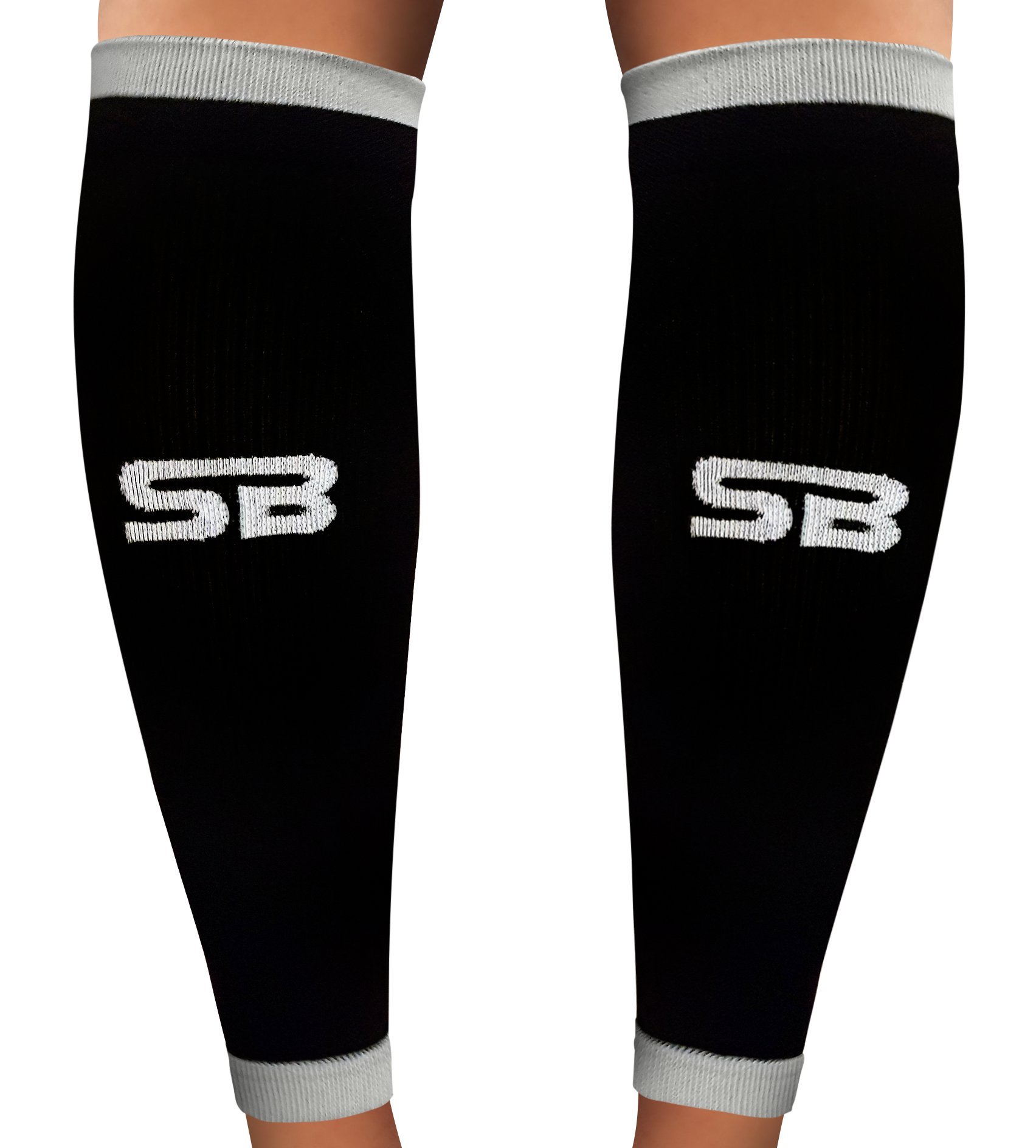 SB SOX Compression Calf Sleeves (20-30mmHg) for Men & Women