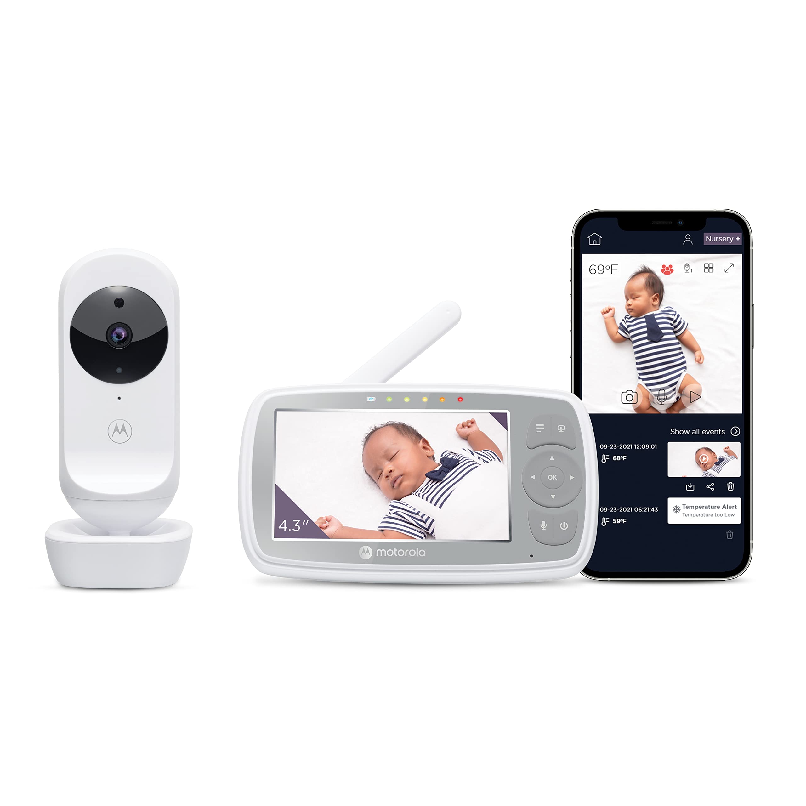 Cam Babyphone audio avec vidéo HD