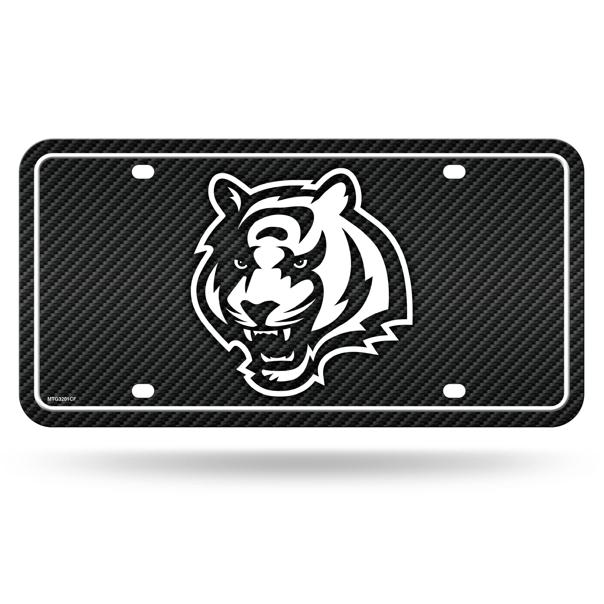 Rico Industries NFL Cincinnati Bengals License Plate Metal, Team Color, One  Size