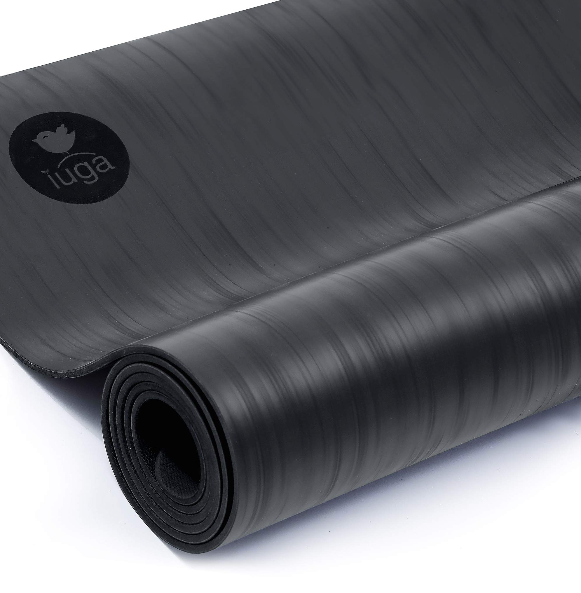 IUGA Pro Non Slip Yoga Mat, Unbeatable Non Slip Performance, Eco Friendly  and SGS Certified Material for Hot Yoga, Odorless Lightweight and Extra  Large Size, Free Carry Strap Gray