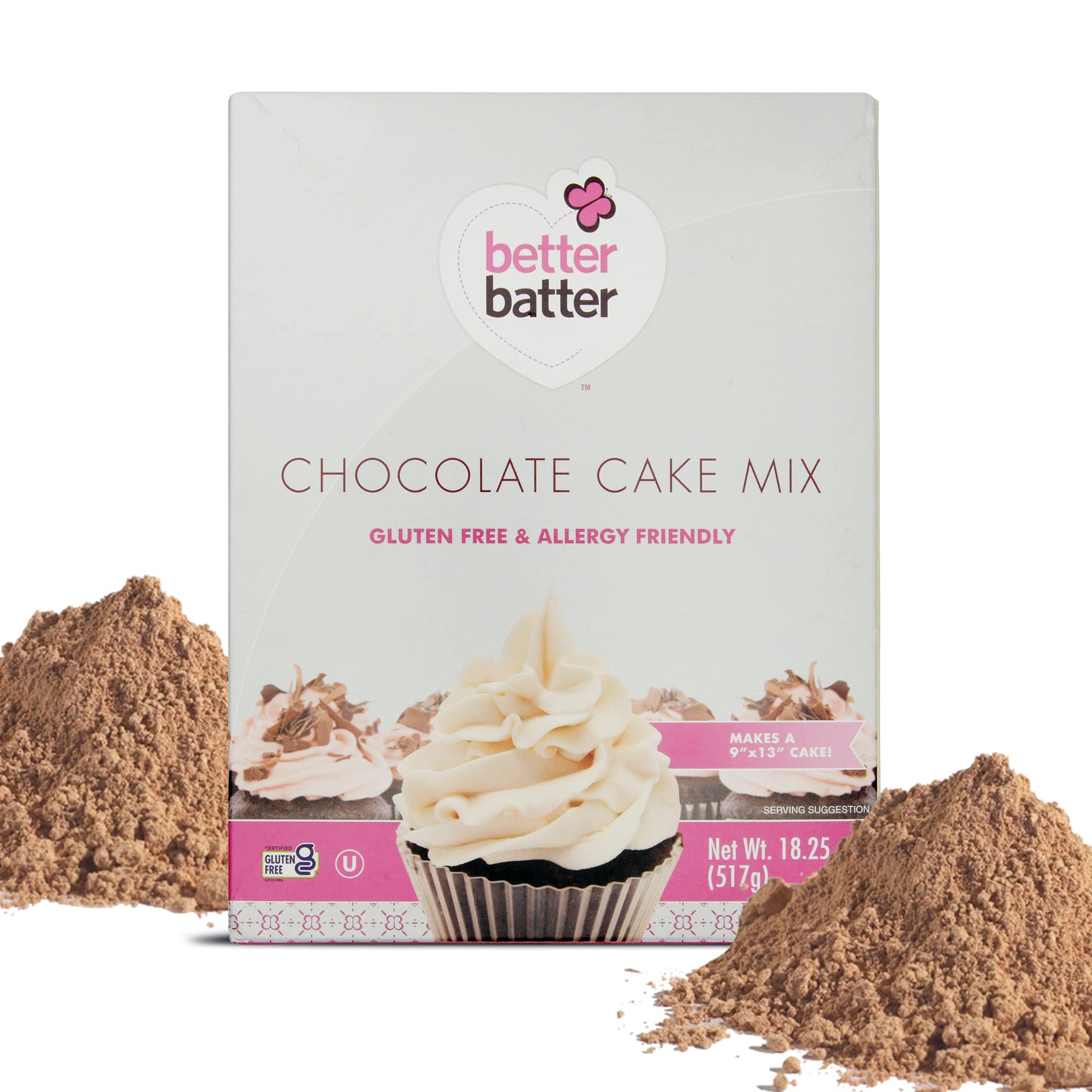Better Batter Pancake & Biscuit Baking Mix, Certified Gluten Free, Non-GMO,  Vegan Friendly, Kosher, Top 9 Allergen Friendly, Cup for Cup Baking