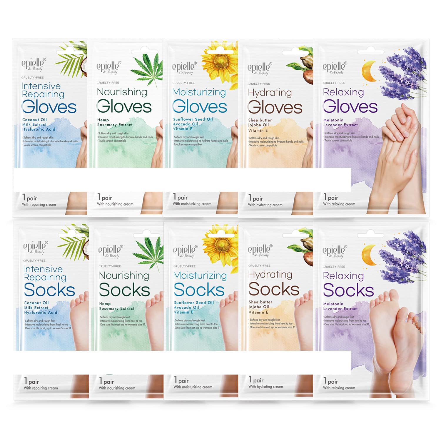 NEW epielle® Hydrating Socks