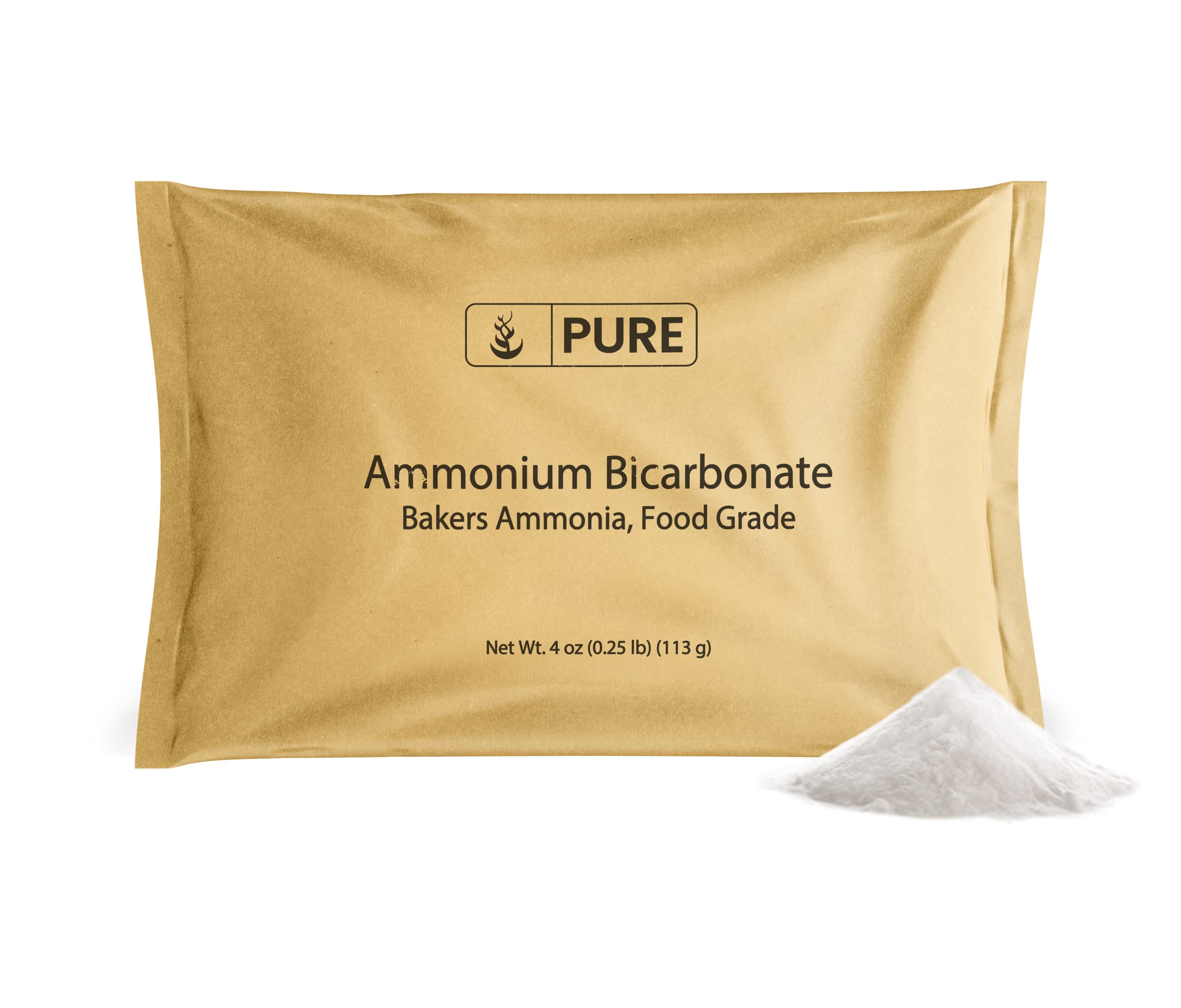 4oz Baker's Ammonia - Pure Ammonium Bicarbonate Traditional Leavening ...