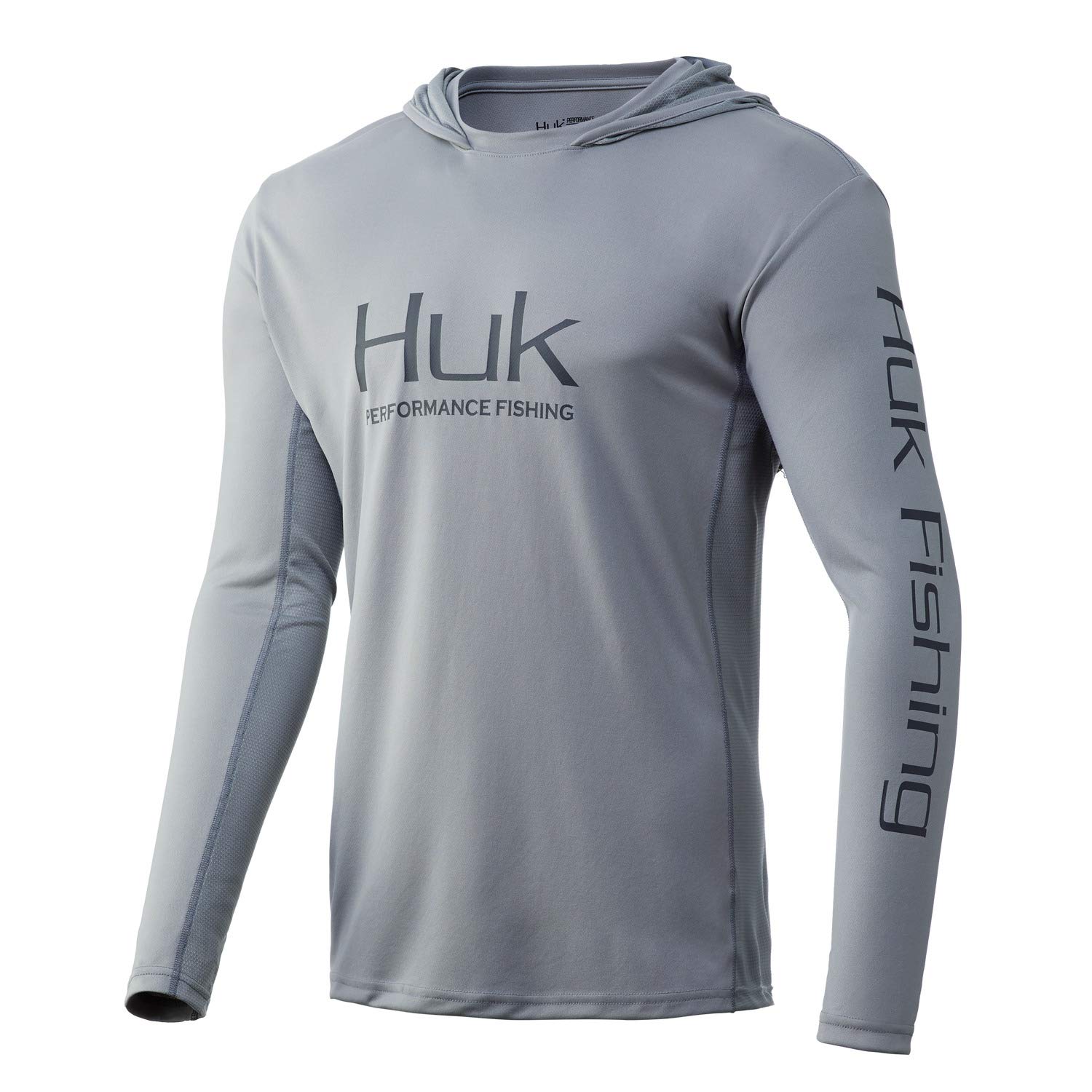 Huk Men ' S Huk and Bars Pursuit Long Sleeve - White