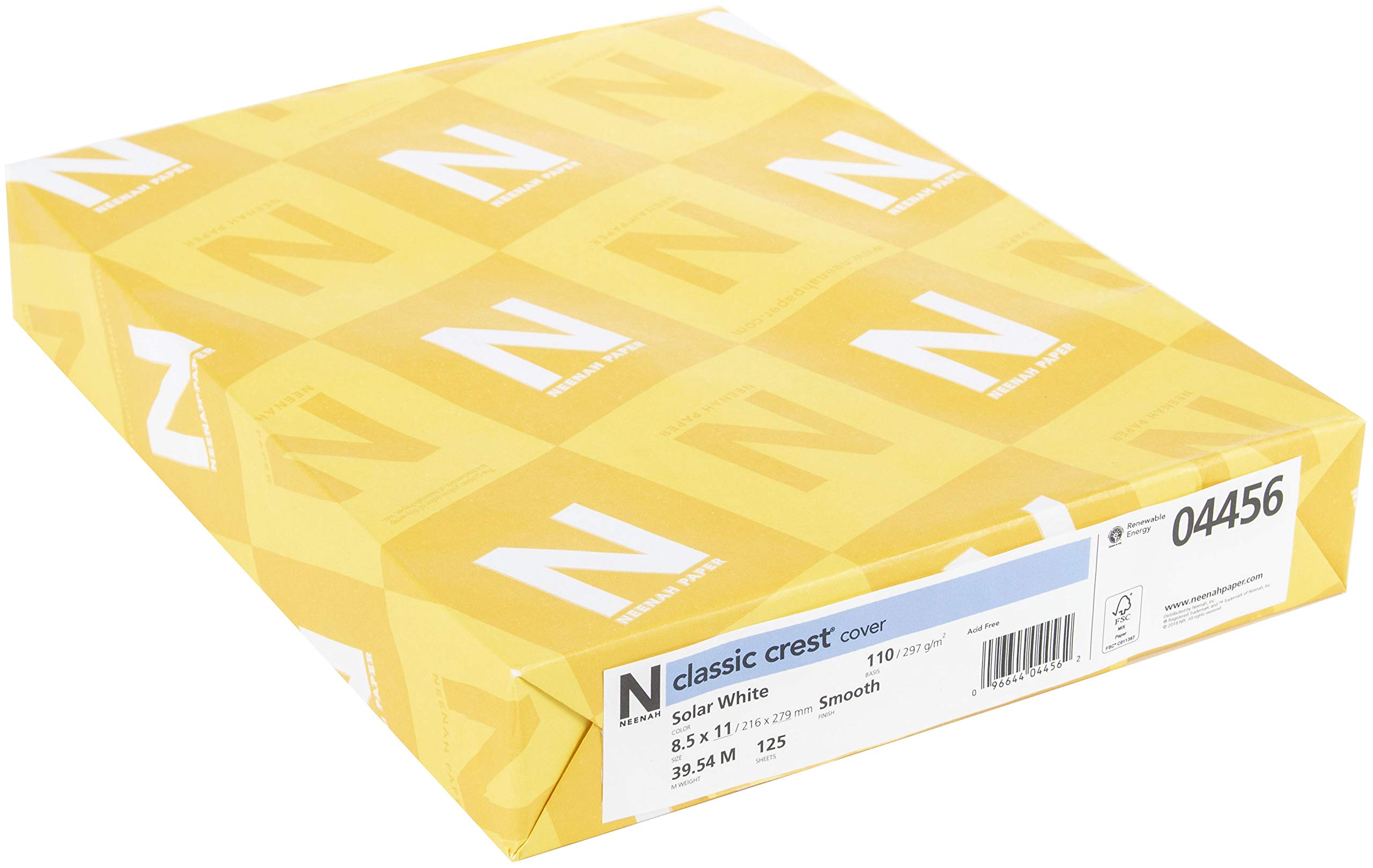 110lb Index | 8.5 x 11 | Yellow Cardstock