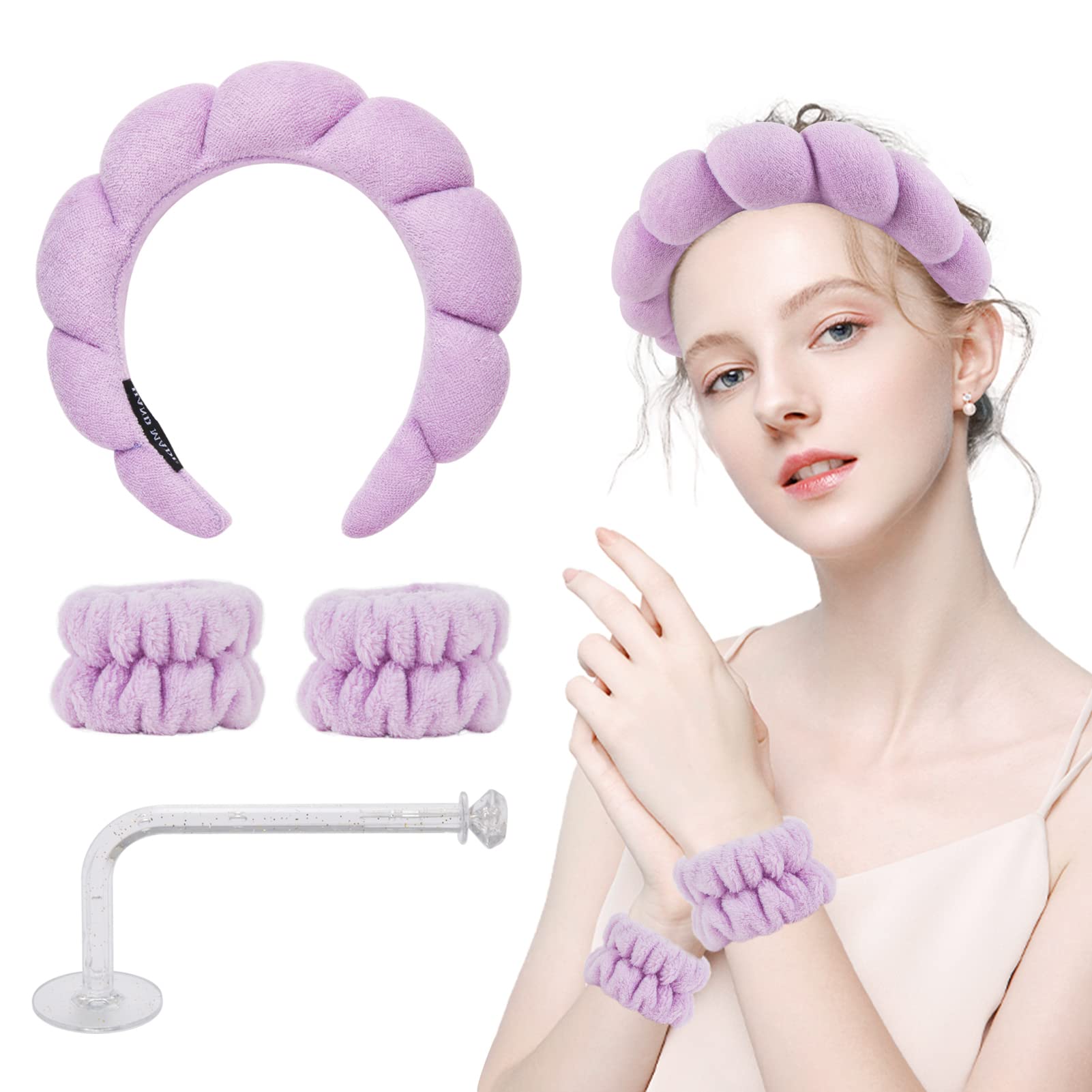 bubble headband + wristbands set