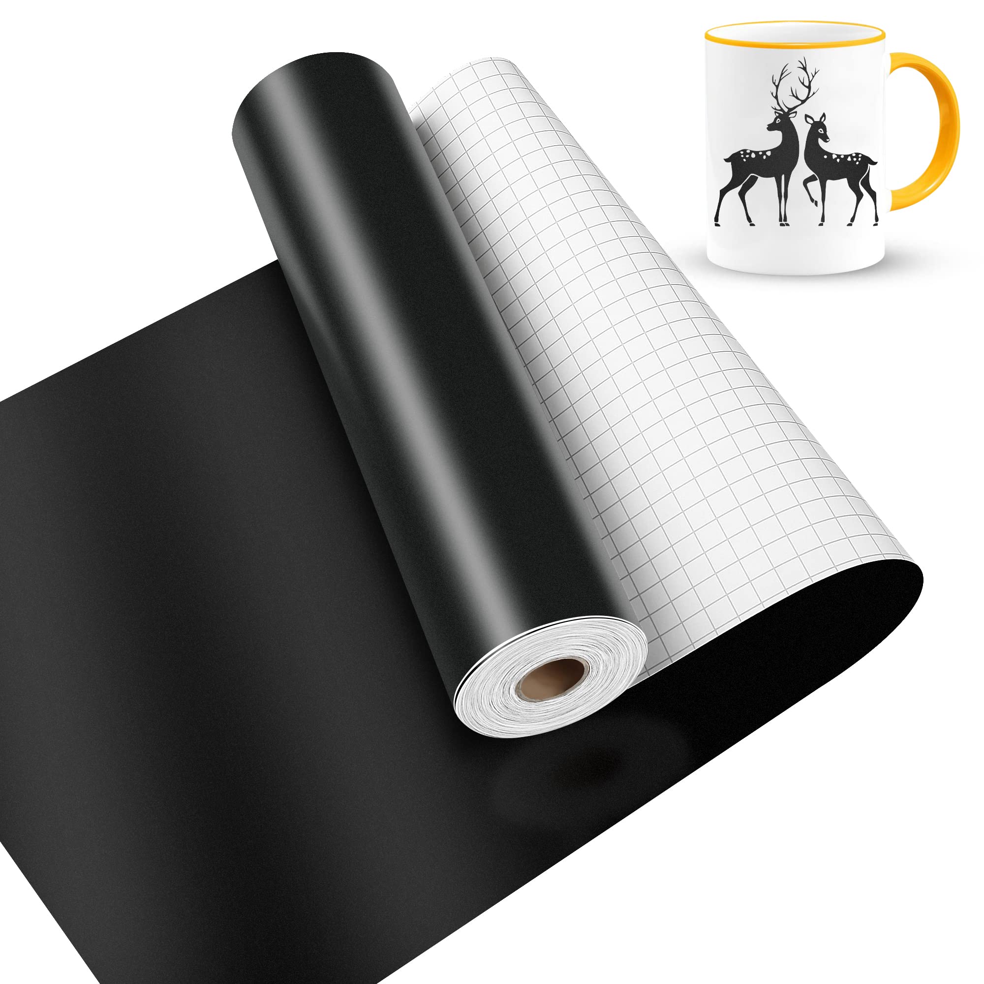  EZ Craft USA Permanent Matte White Vinyl Sheets Better Than  Vinyl Rolls 12 X 12 - 40 Matte Adhesive Backed Sheets Work with Cricut  and Other Cutters : Arts, Crafts & Sewing