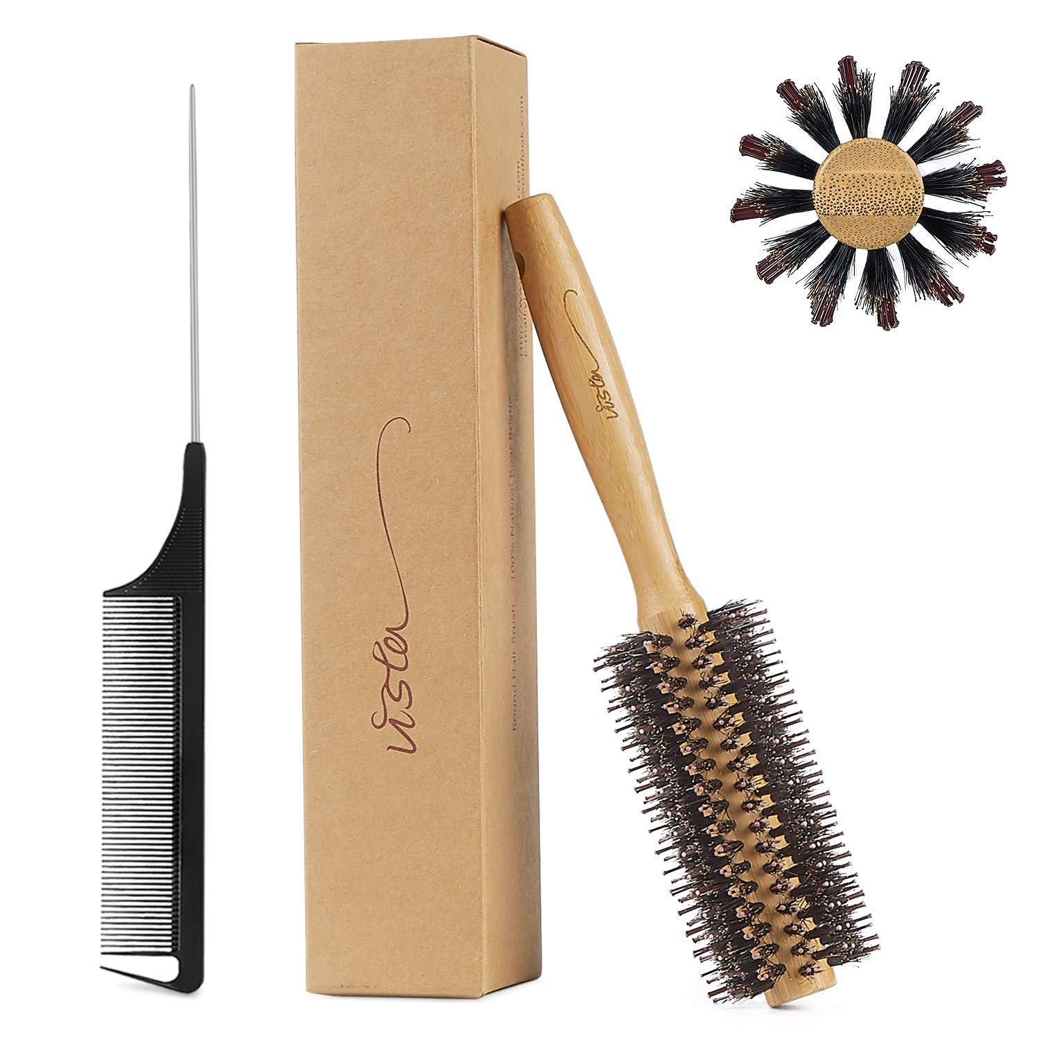 Hard Bristle Round Brush