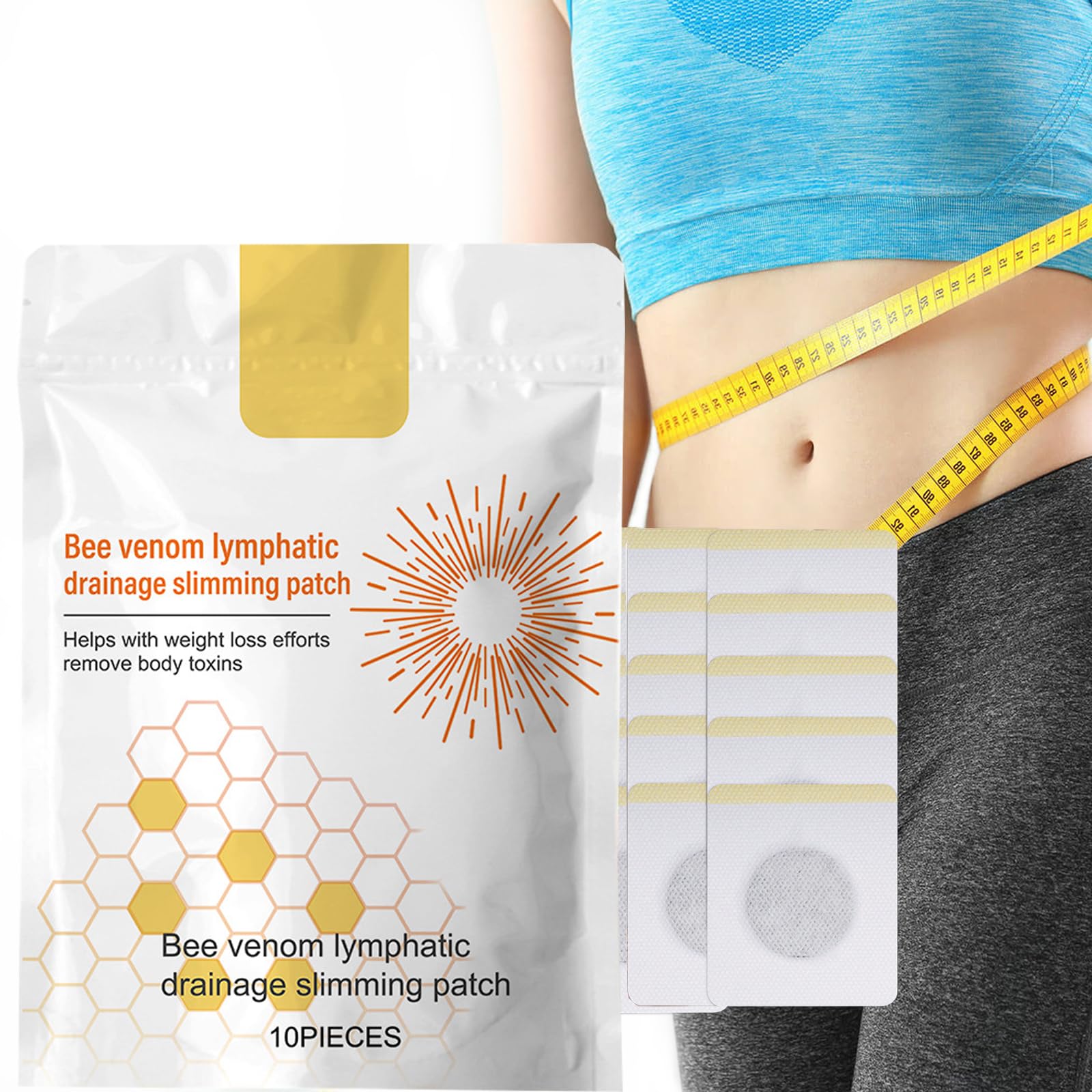 Bee Venom Lymphatic Drainage & Slimming Patches Bee Venom Lymphatic ...