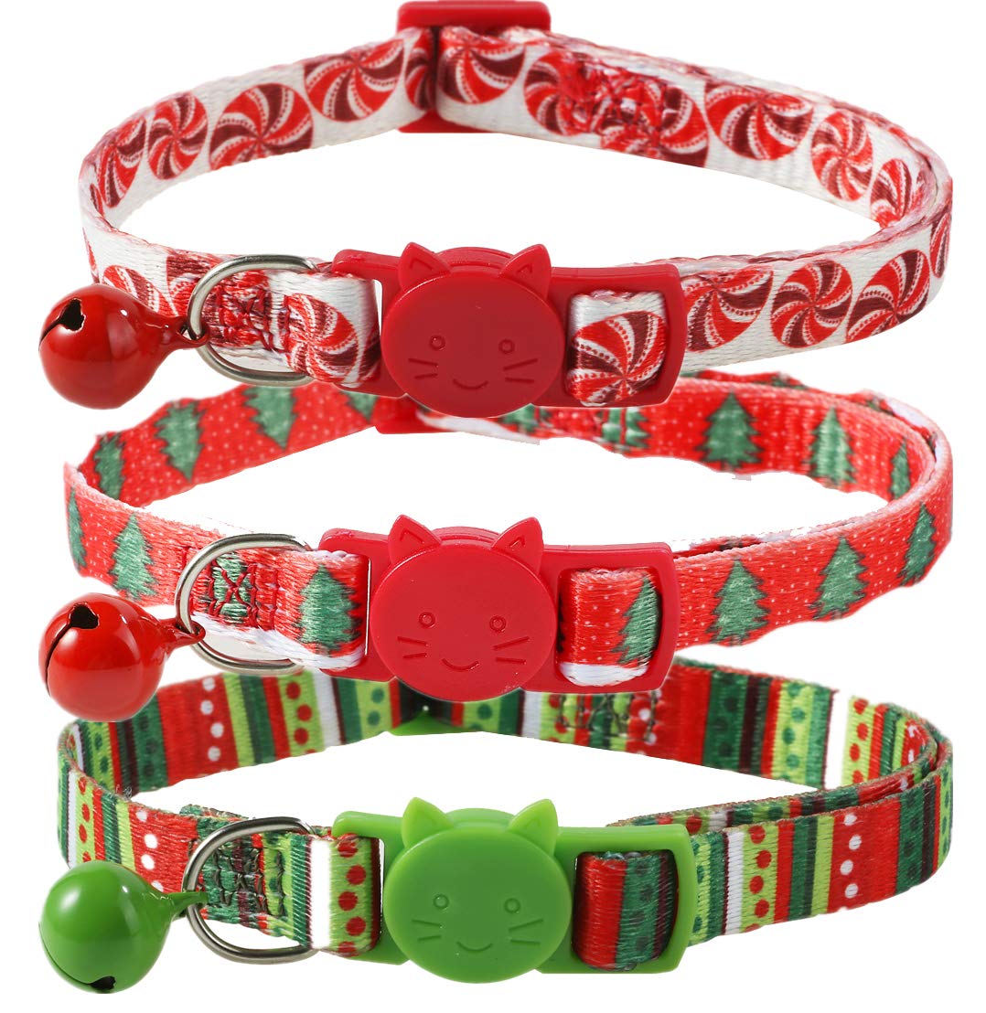 Festive discount cat collars