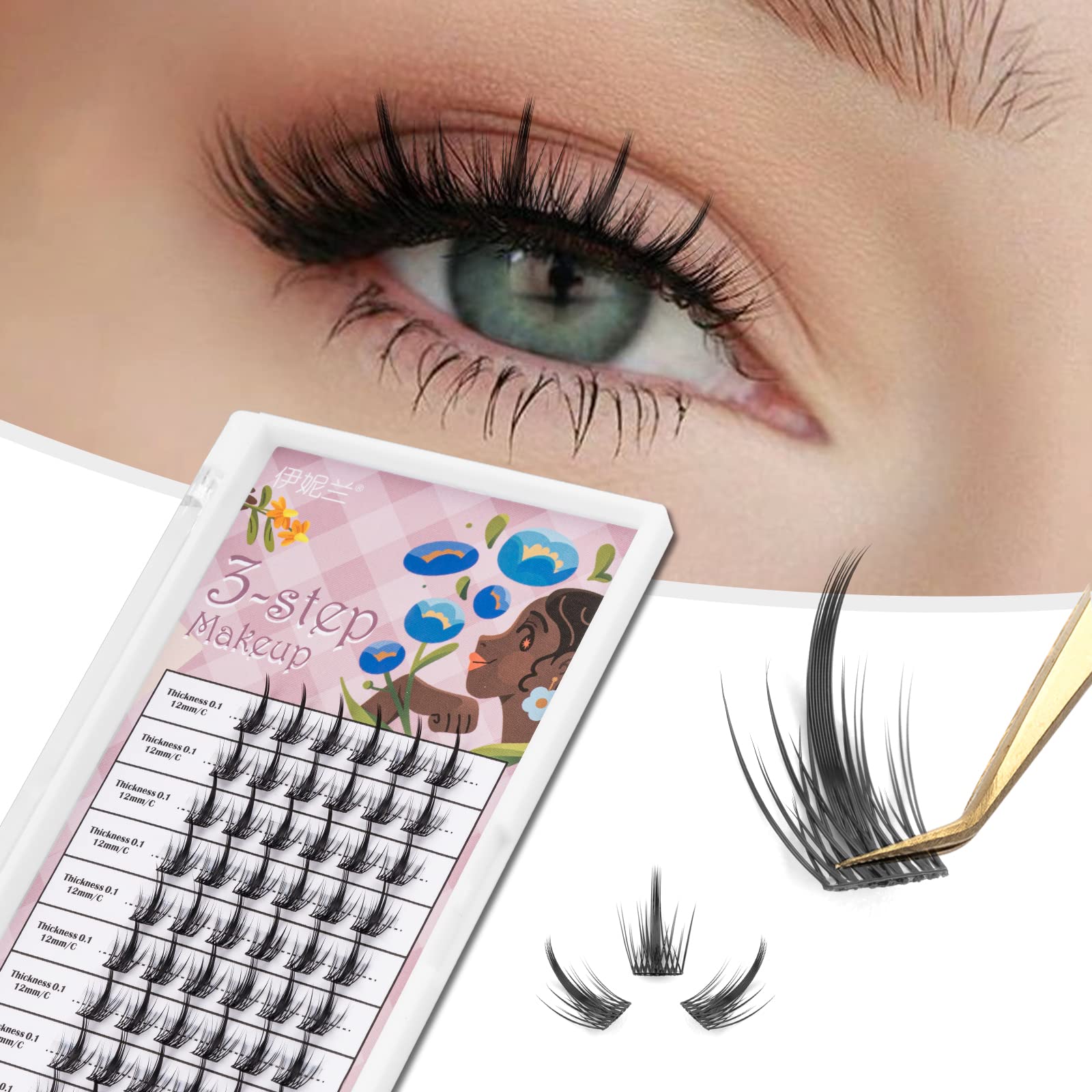 Manga Lash Tutorial  How to DIY manga lashes 