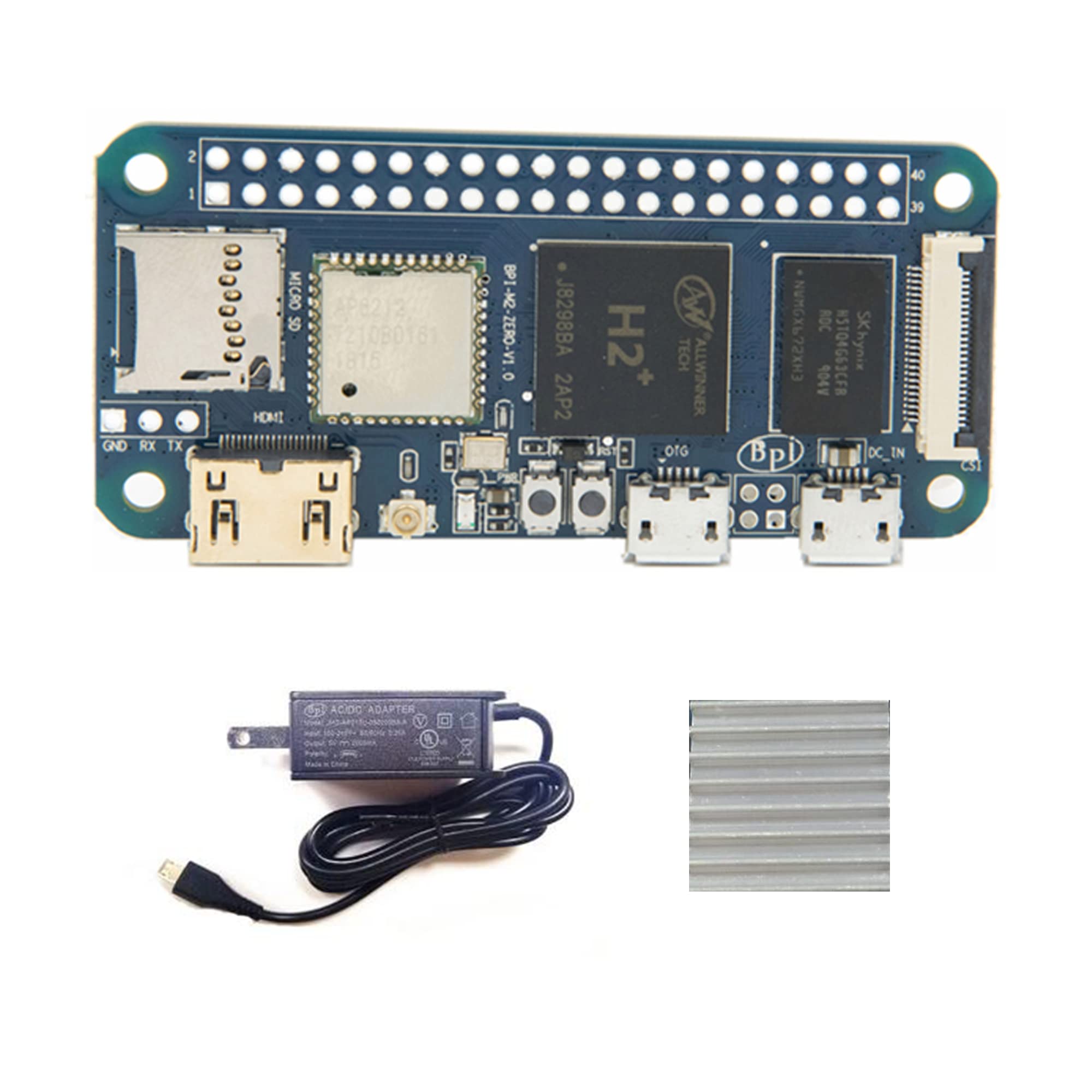 Banana Pi Bpi M2 Zero Quad Core Open Source Single Board Computer Allwinner H2 Compatible With 