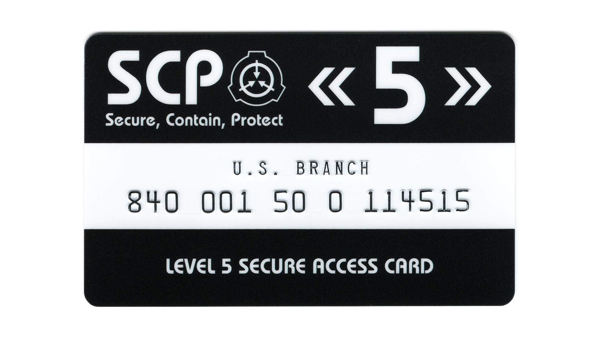  SCP Foundation Programmable NFC Secure Access Cards (Level 5,  Black) : Office Products