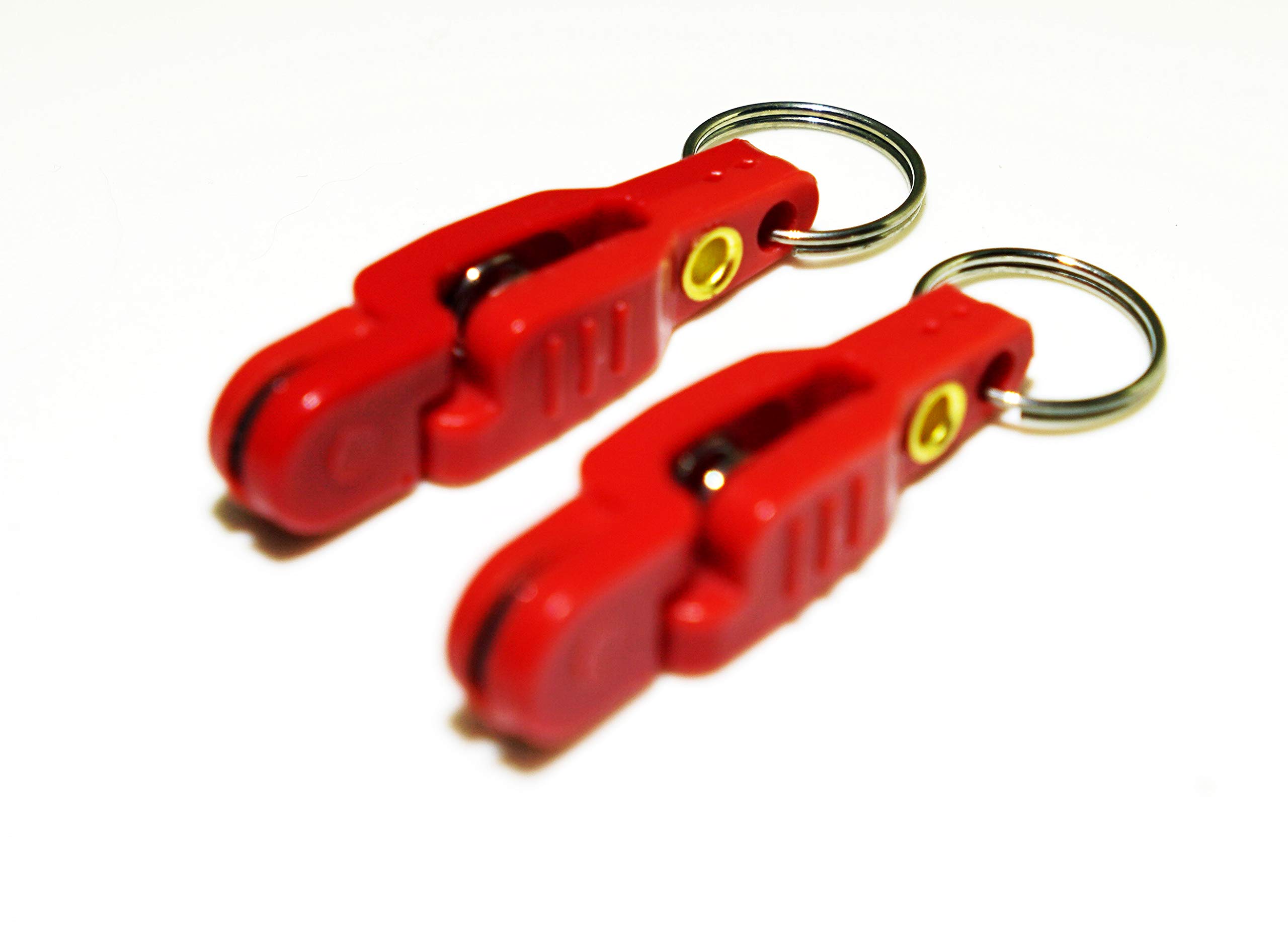 Bimini Lures Pro Snap Weights for Trolling - Red Clip (Red - 2 Clips per Pack)