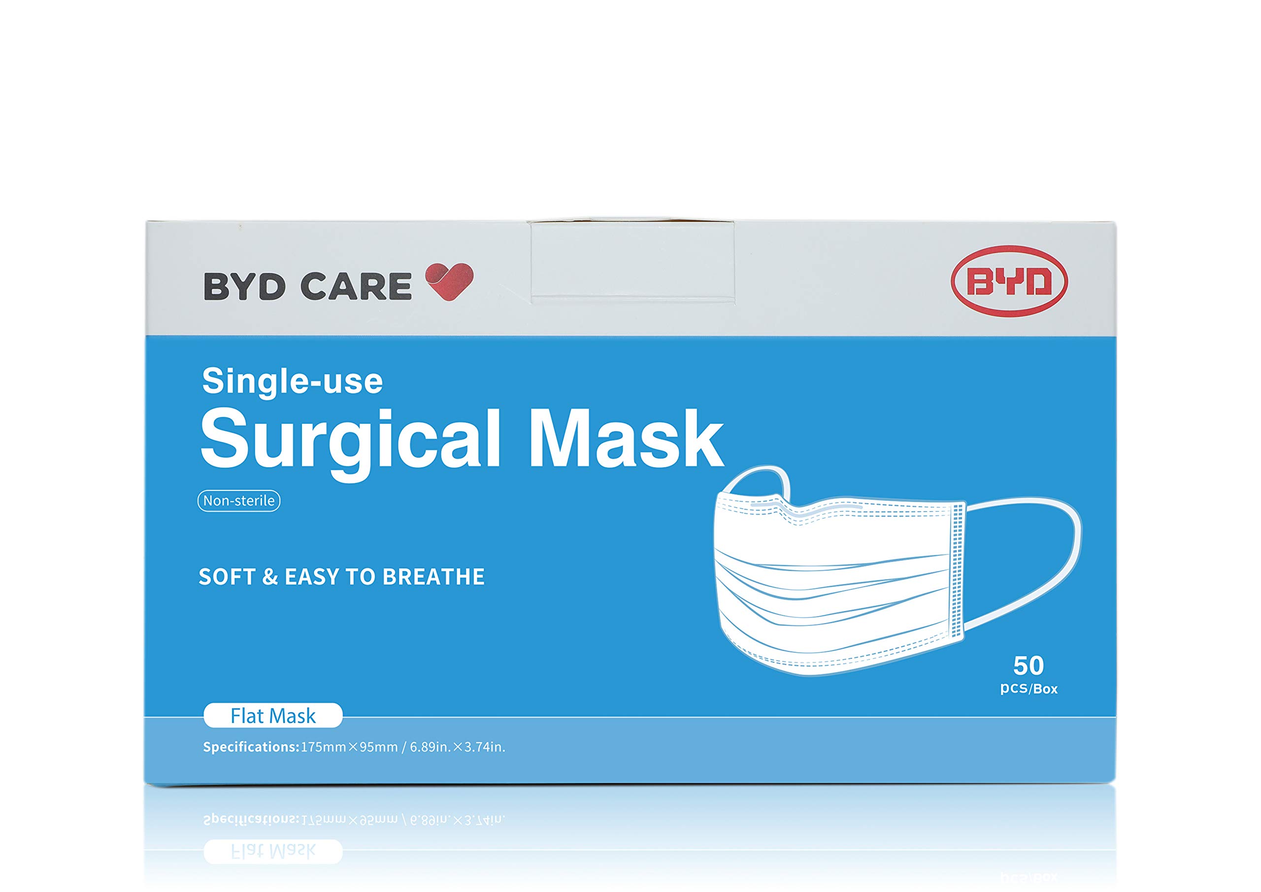 byd white face mask