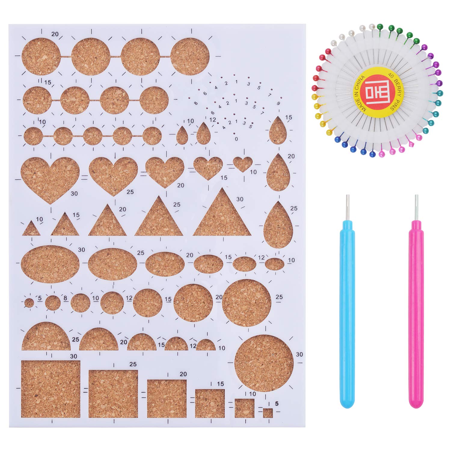 Paper Quilling Kit,Crimper,Slot,Comb,Dome mould mold,Board,Glue,Jewellery  Making