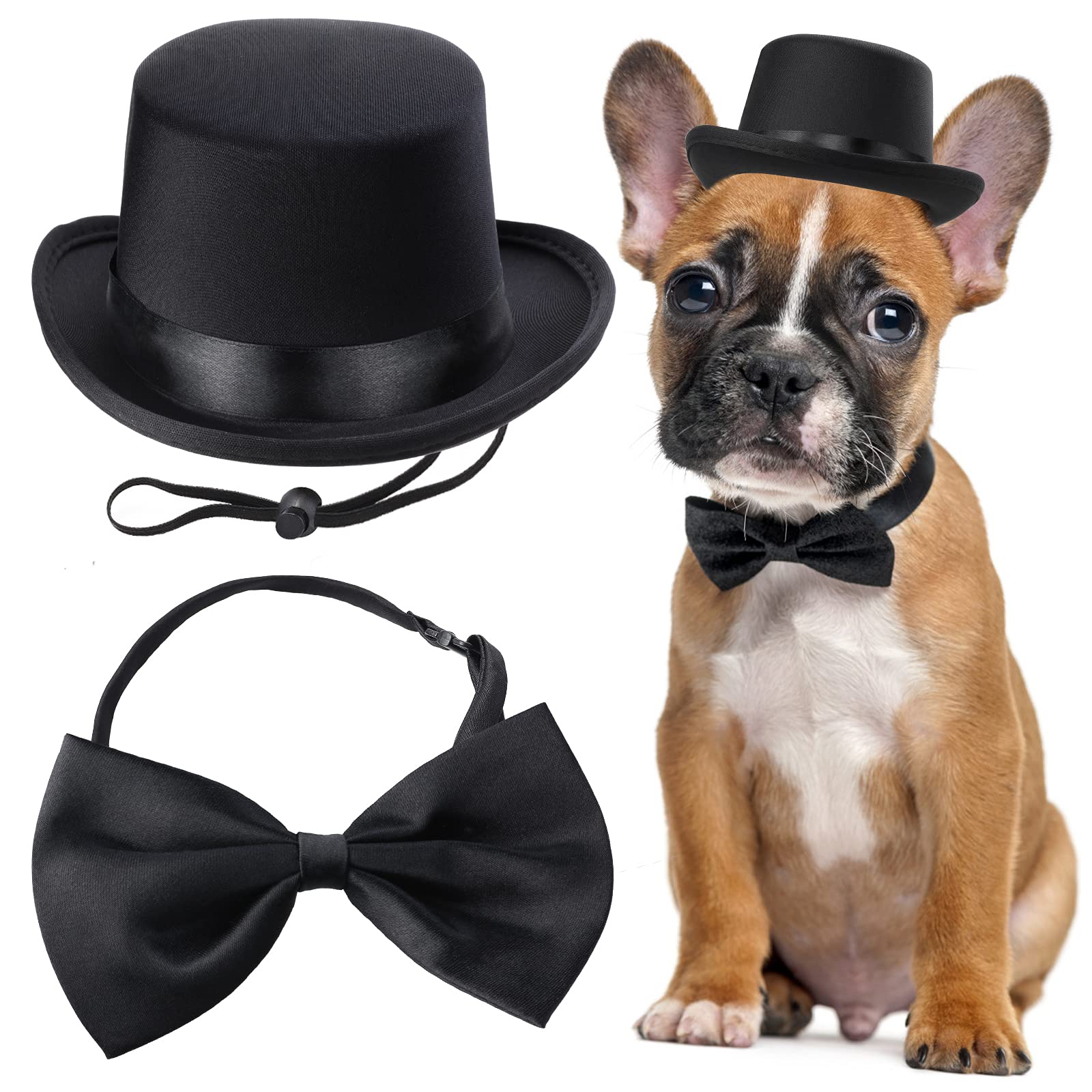  Perktail Glitter Dog 1st Birthday Cone Pom Pom Hat and Bow Tie  Set New Yew Dog Outfits Doggy Cat Kitty Party Hats (Gold & Black) : Pet  Supplies